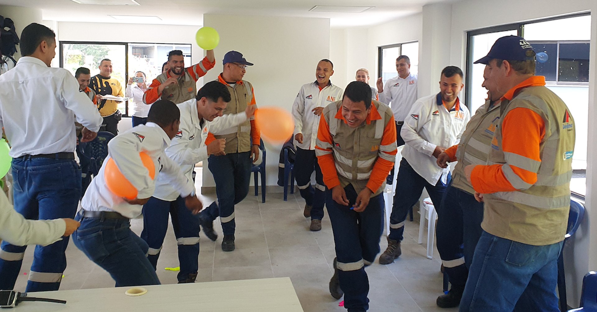 an abstract photo of a curved building with a blue sky in the background