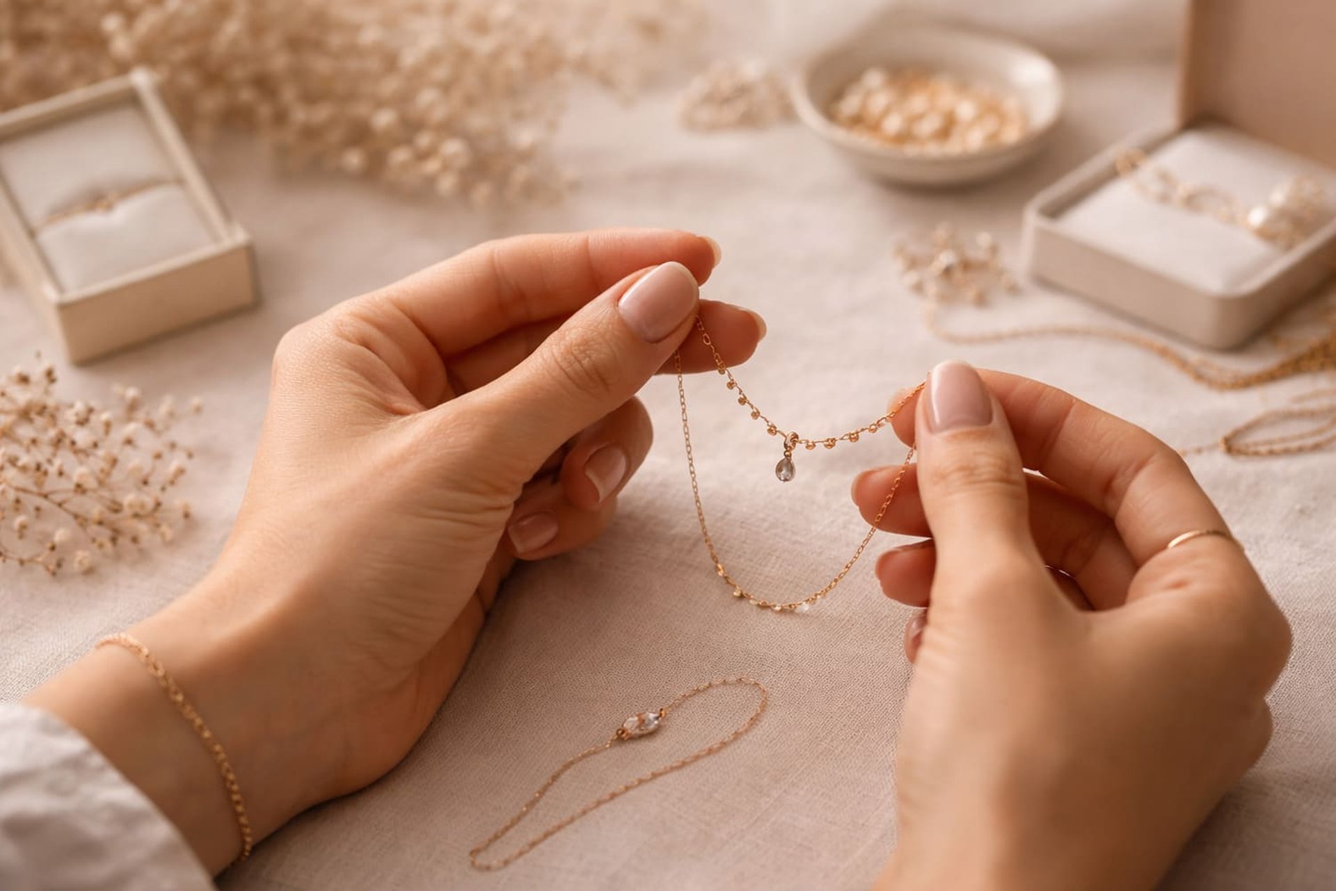 Proceso de diseño de joyería personalizada artesanal en Ciudad de México.