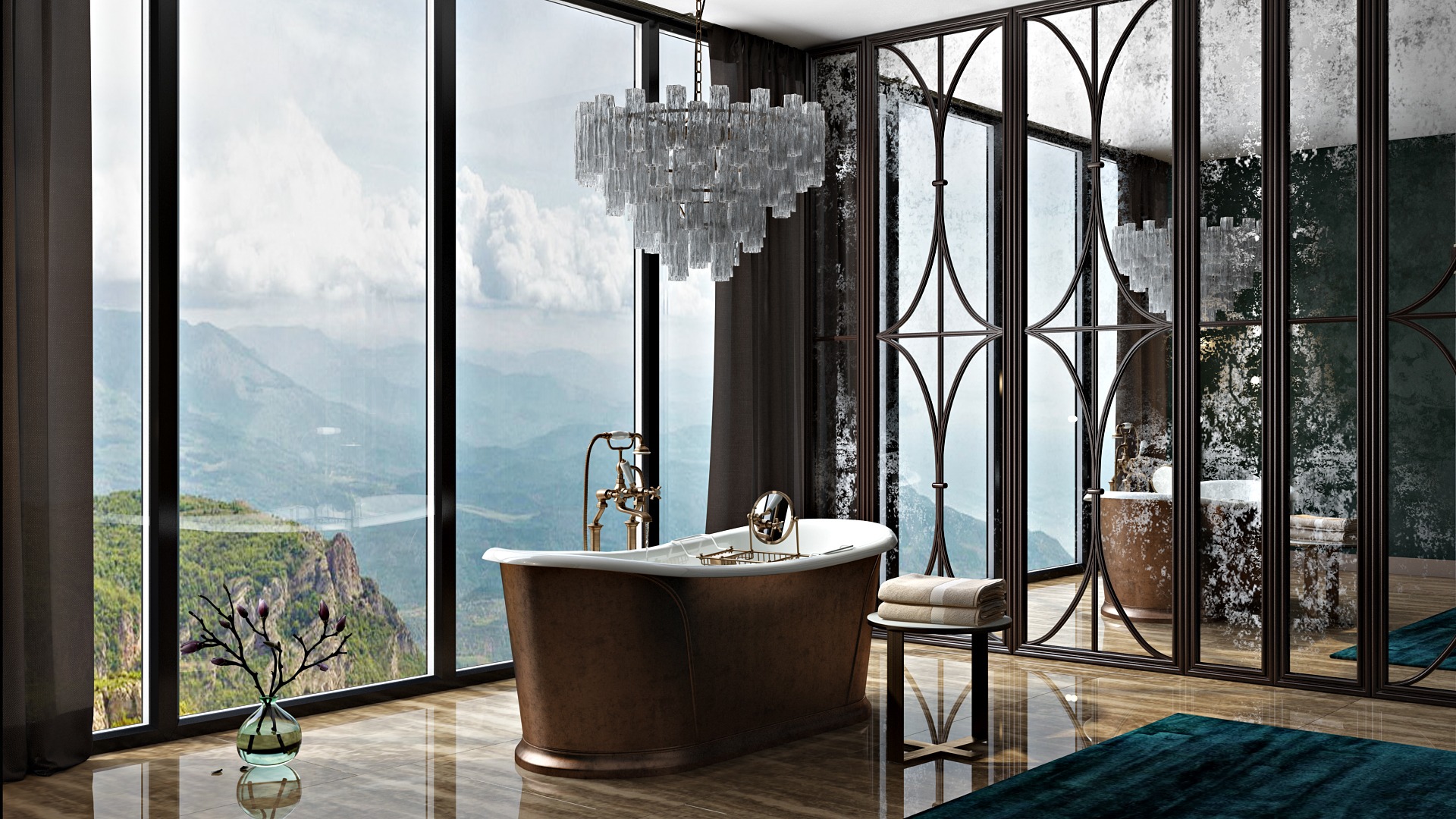 black and white bed linen