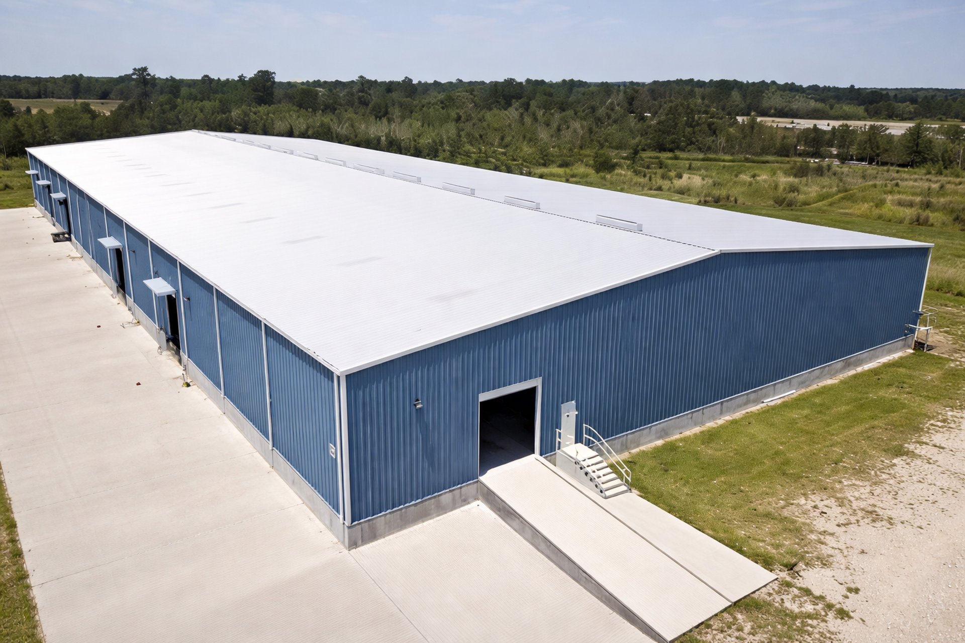 a metal structure with a blue sky in the background