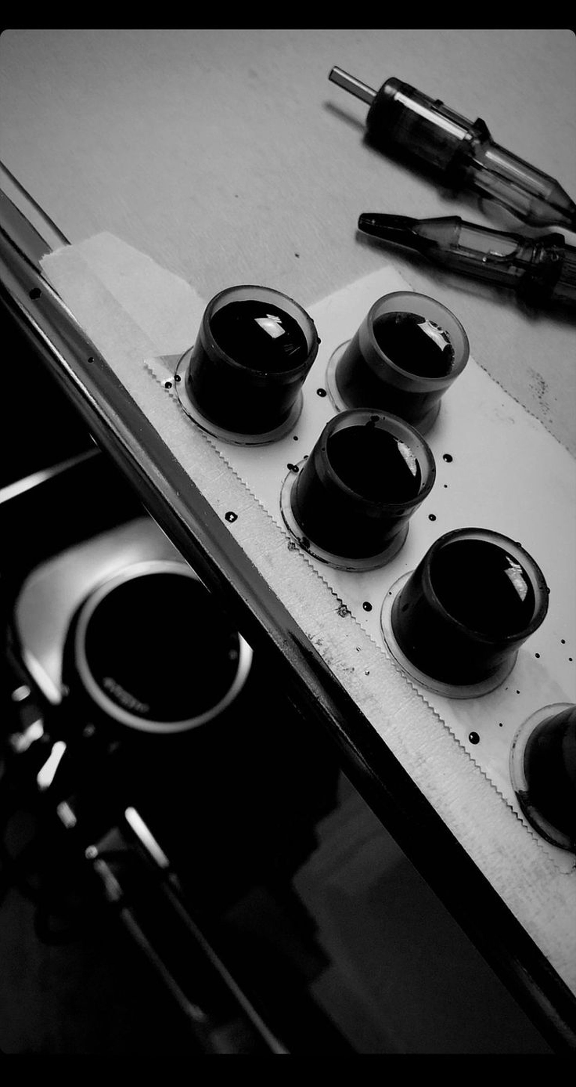an abstract photo of a curved building with a blue sky in the background