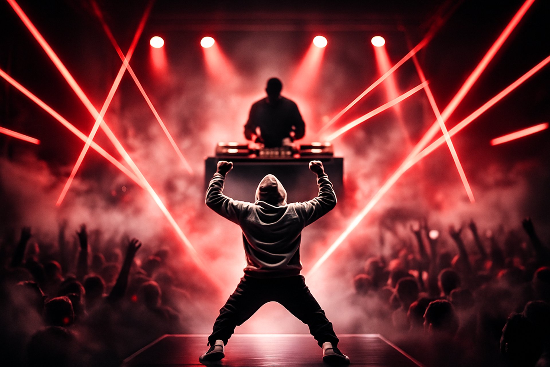 man doing breakdancing on gray surface