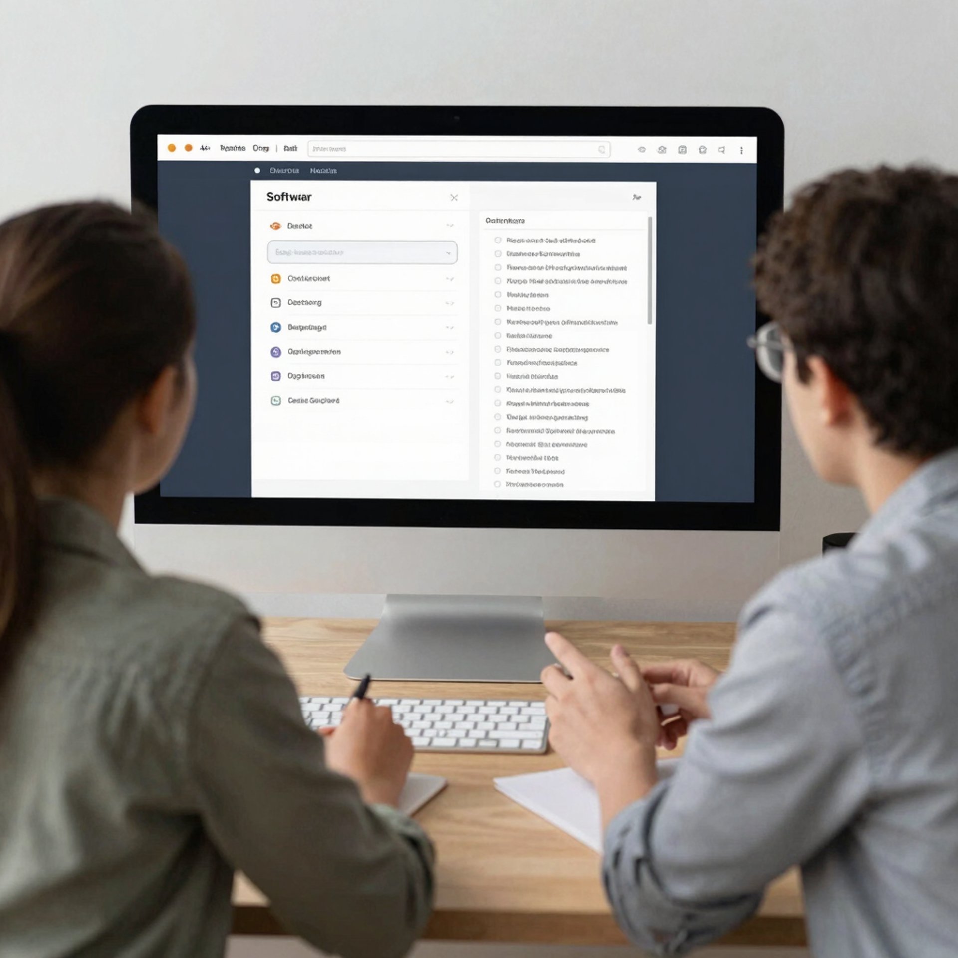 gray computer monitor
