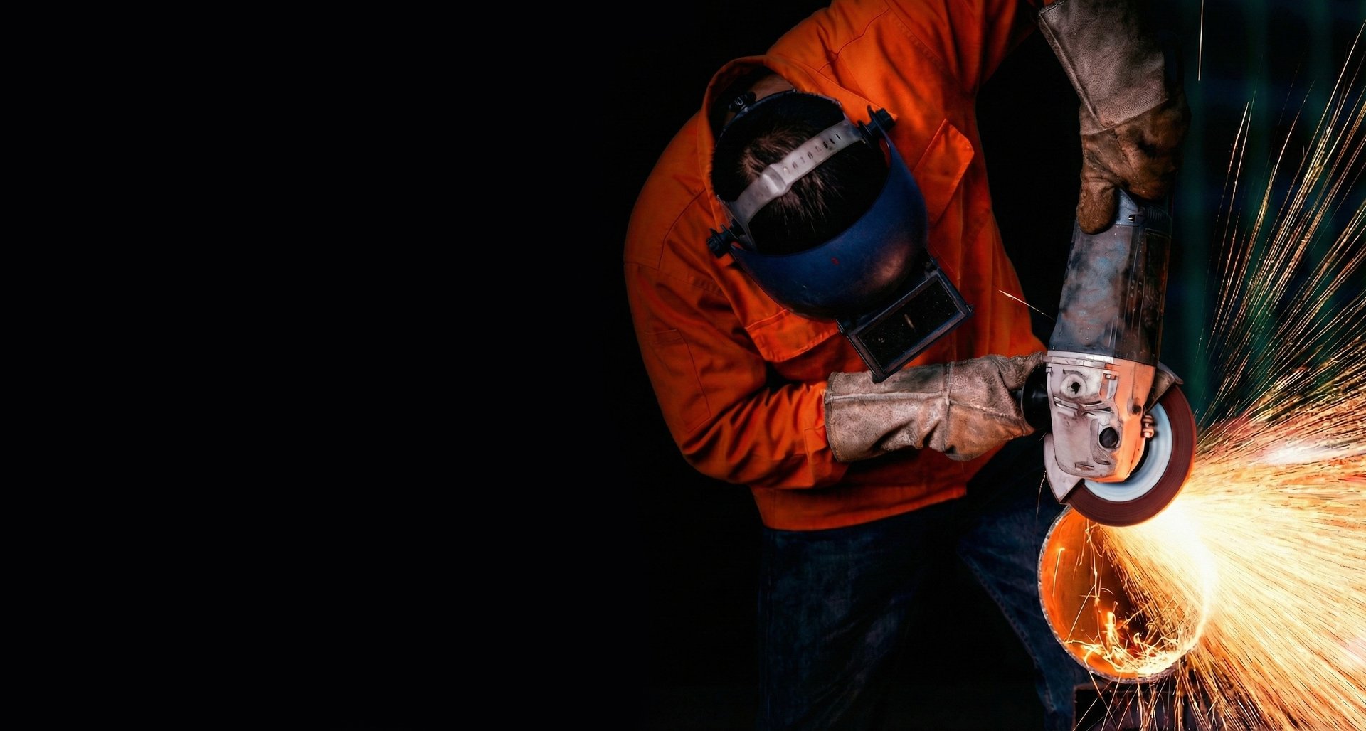 an abstract photo of a curved building with a blue sky in the background