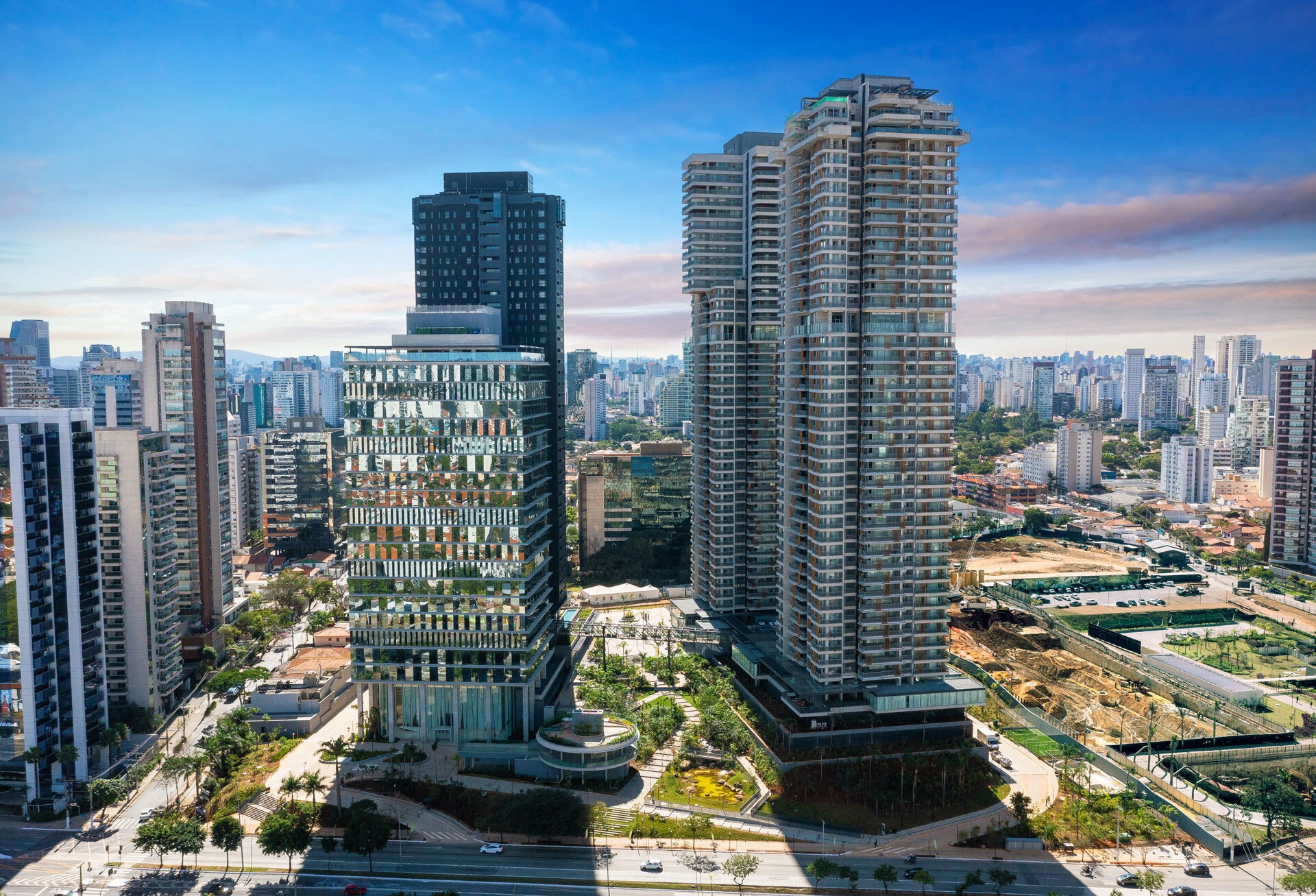 black and brown leather padded tub sofa