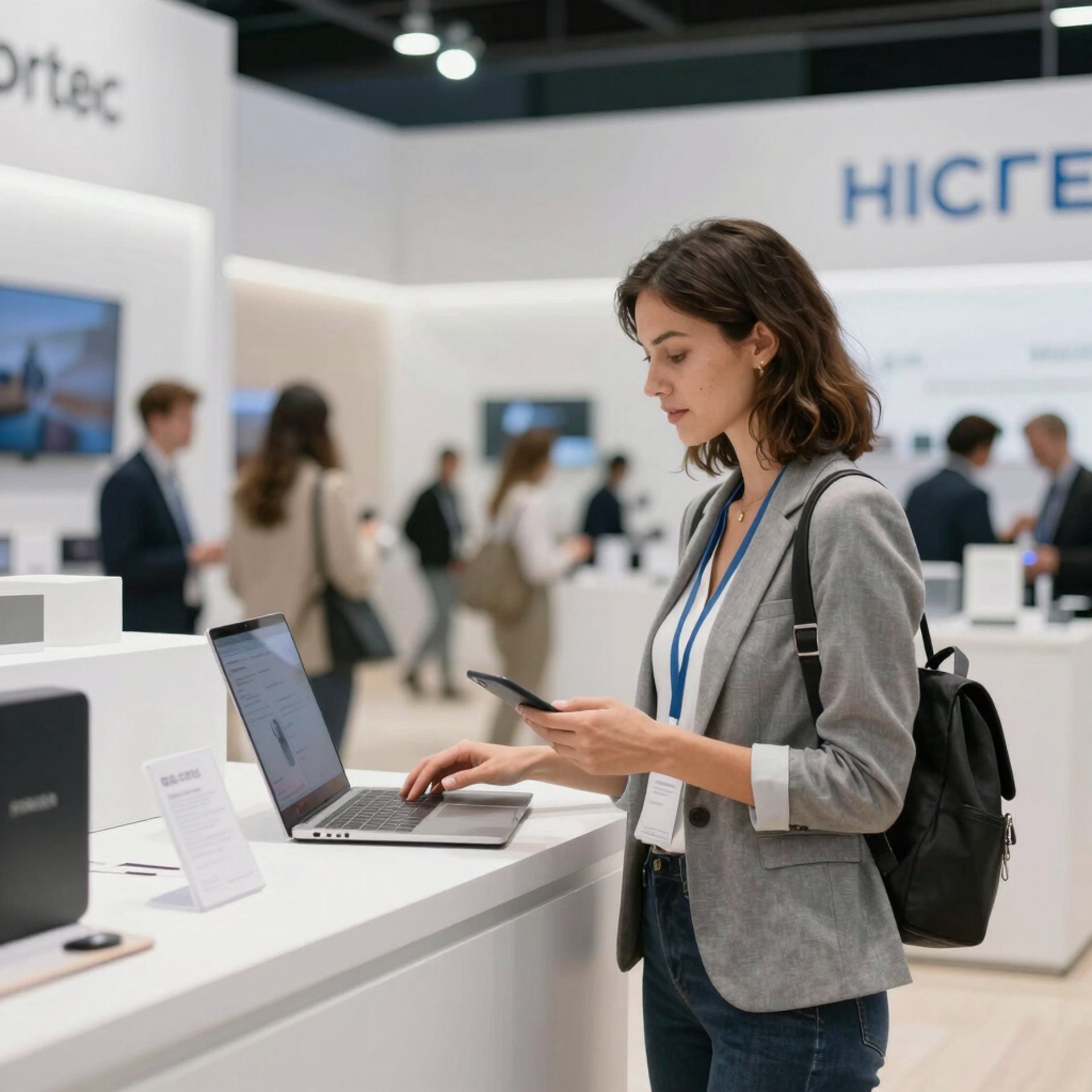 an abstract photo of a curved building with a blue sky in the background