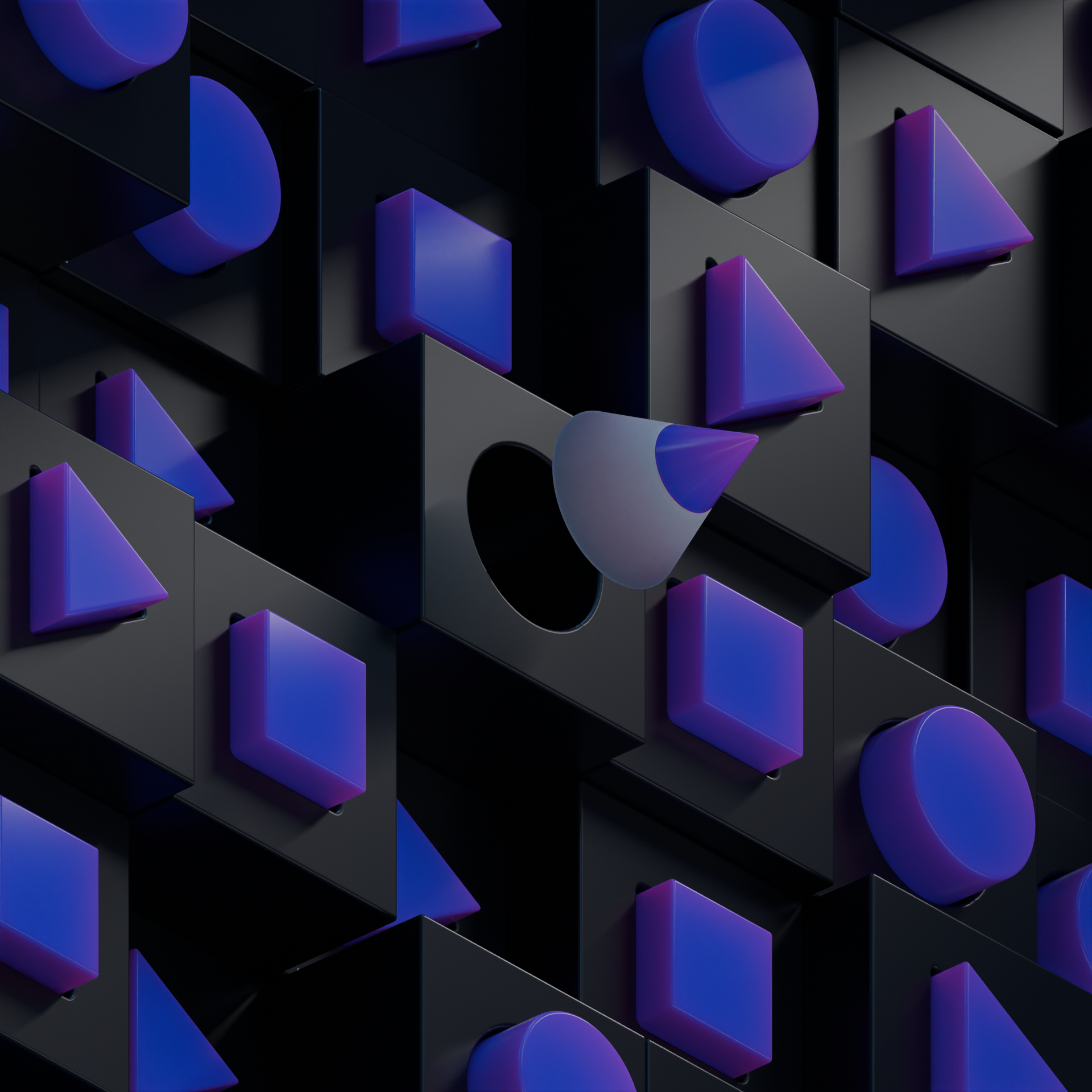 a close up of a black and brown abstract painting