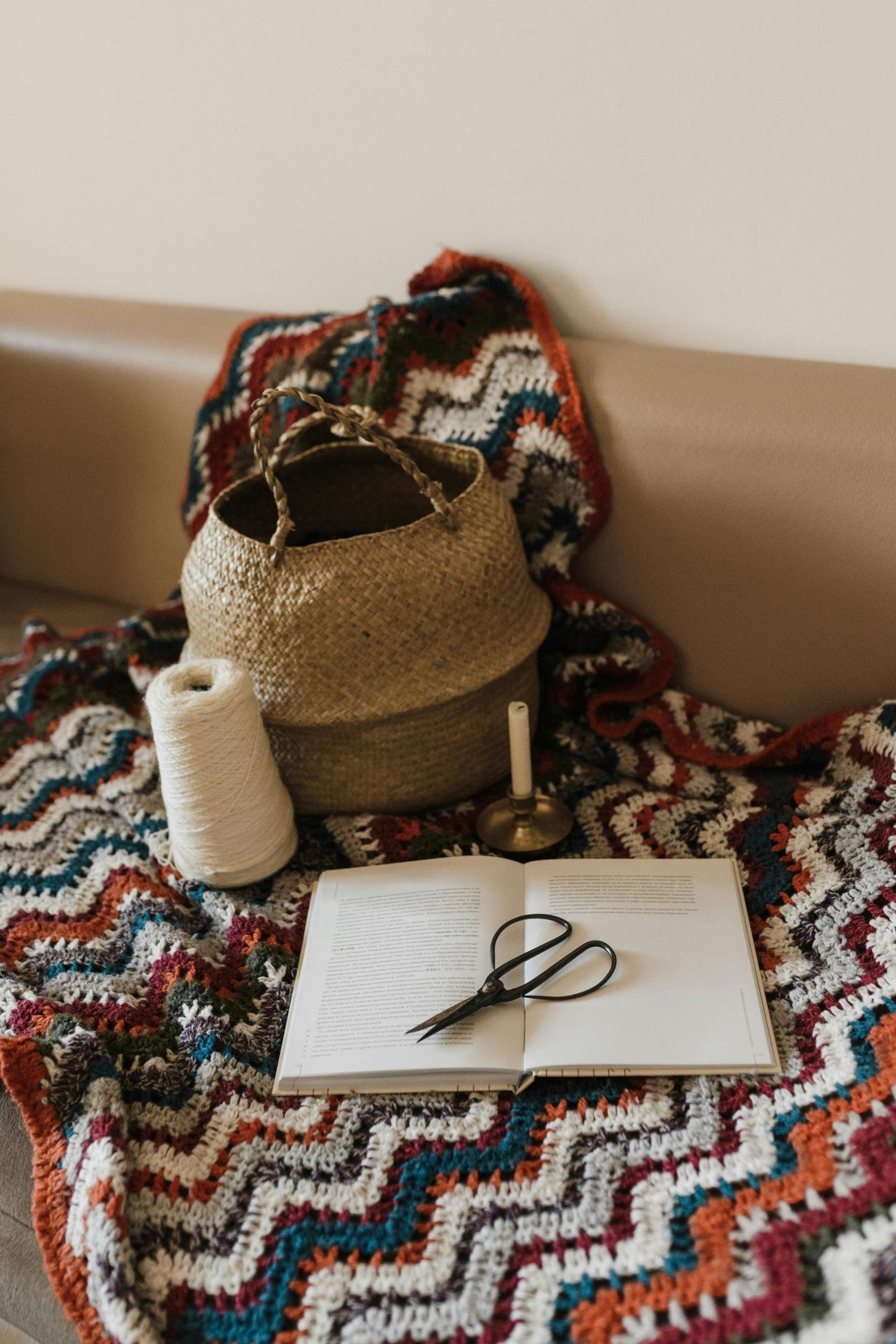 Yoga mats and plants in a bright room.