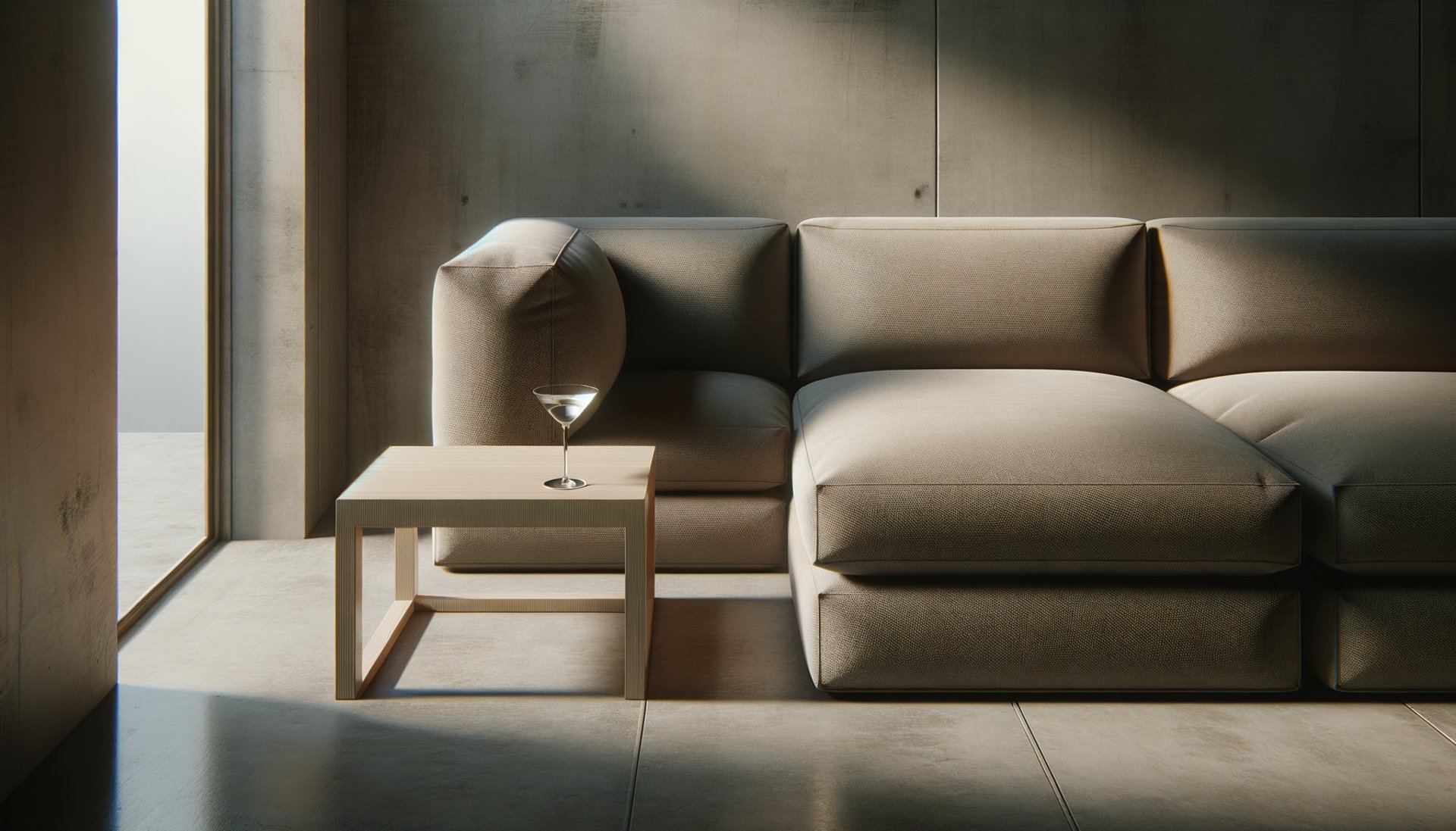 black and brown leather padded tub sofa