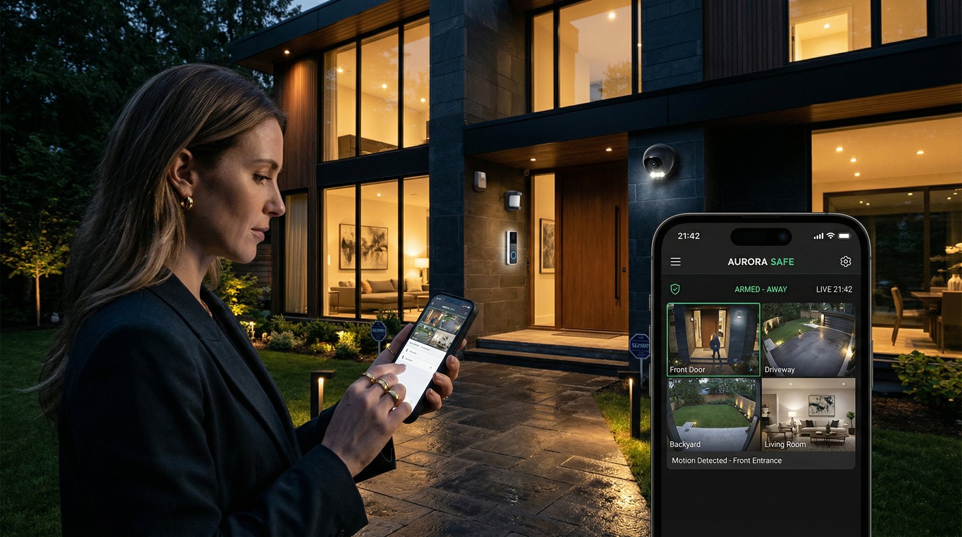 an abstract photo of a curved building with a blue sky in the background