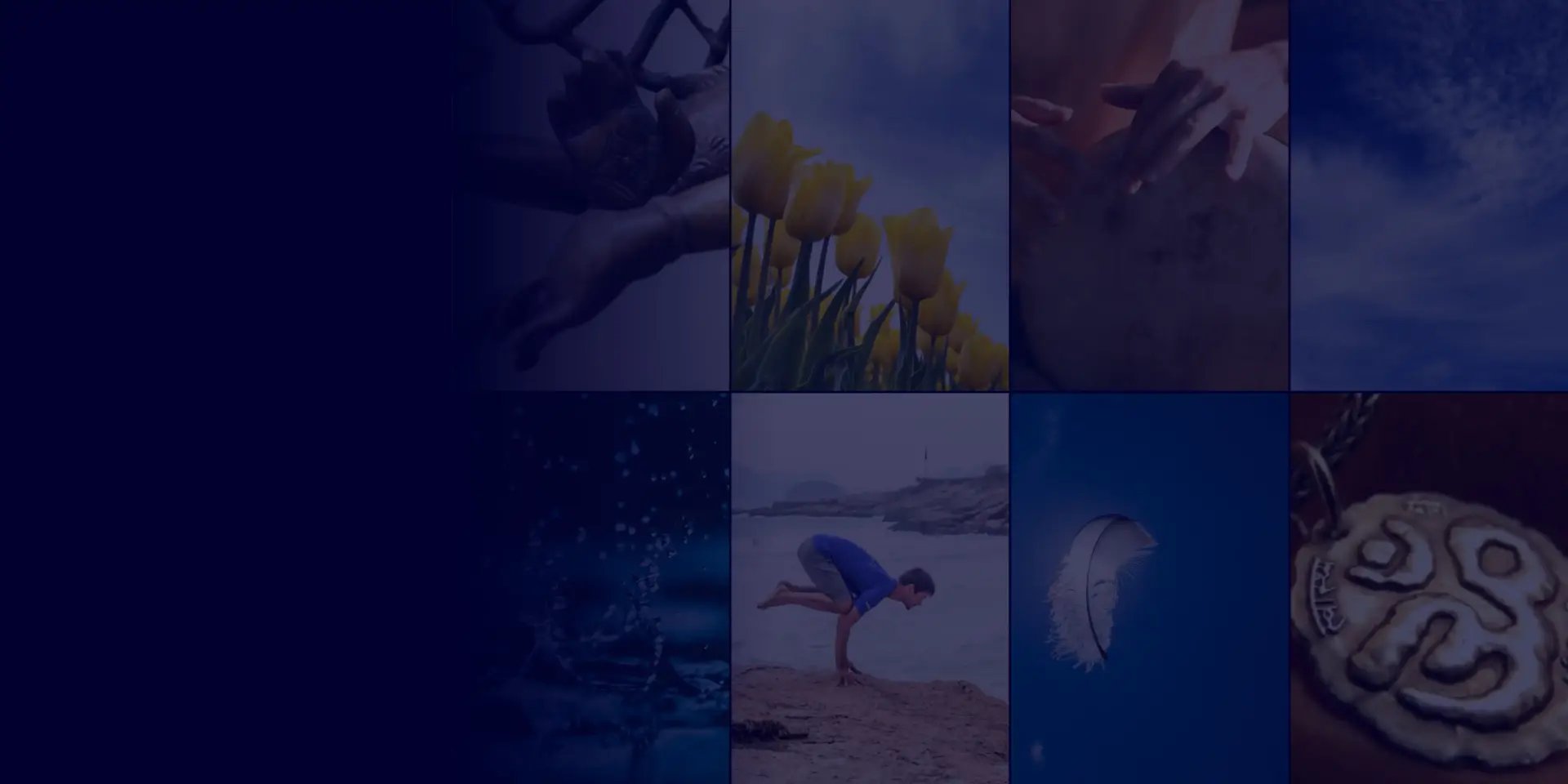 an abstract photo of a curved building with a blue sky in the background