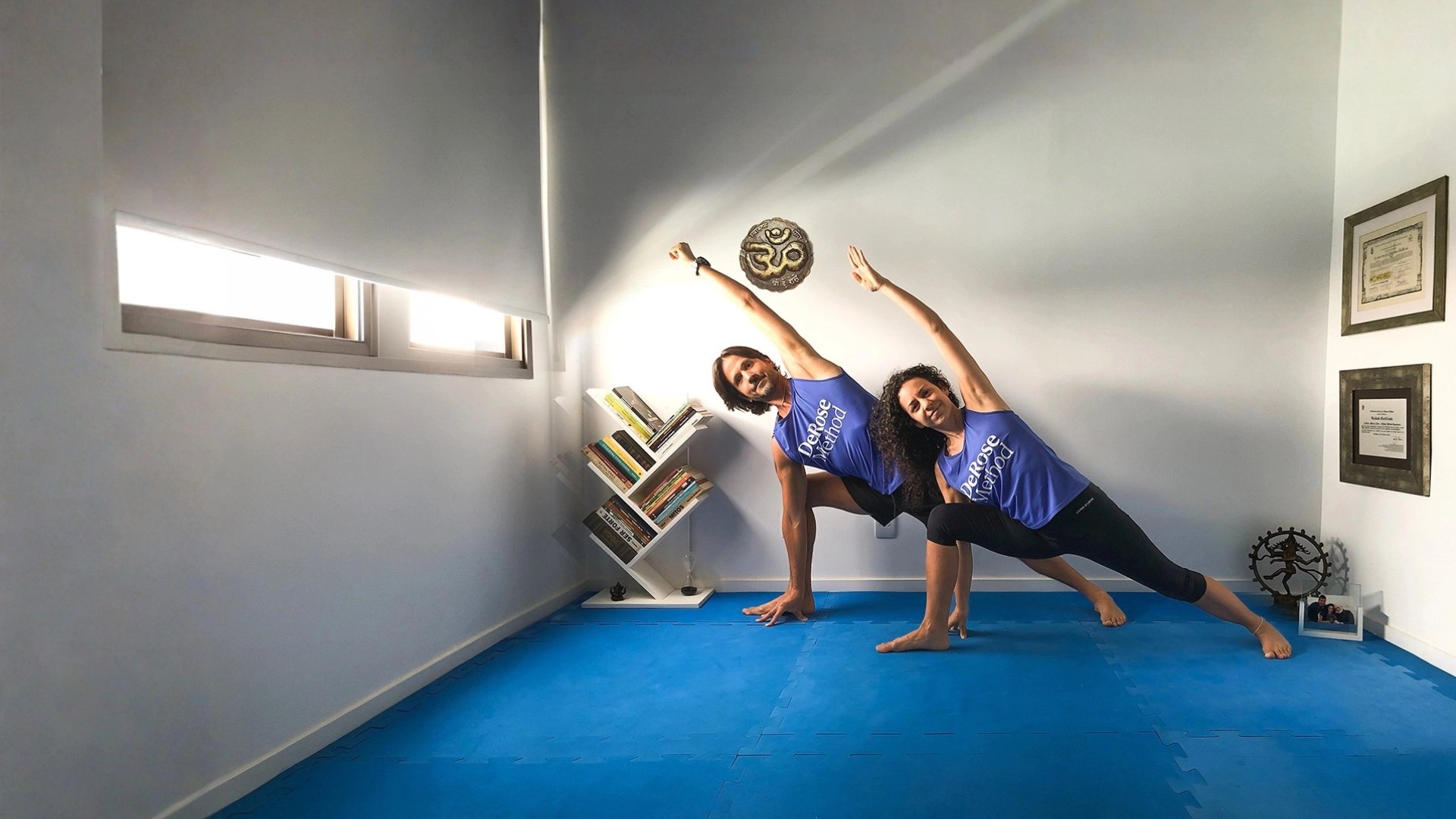 an abstract photo of a curved building with a blue sky in the background