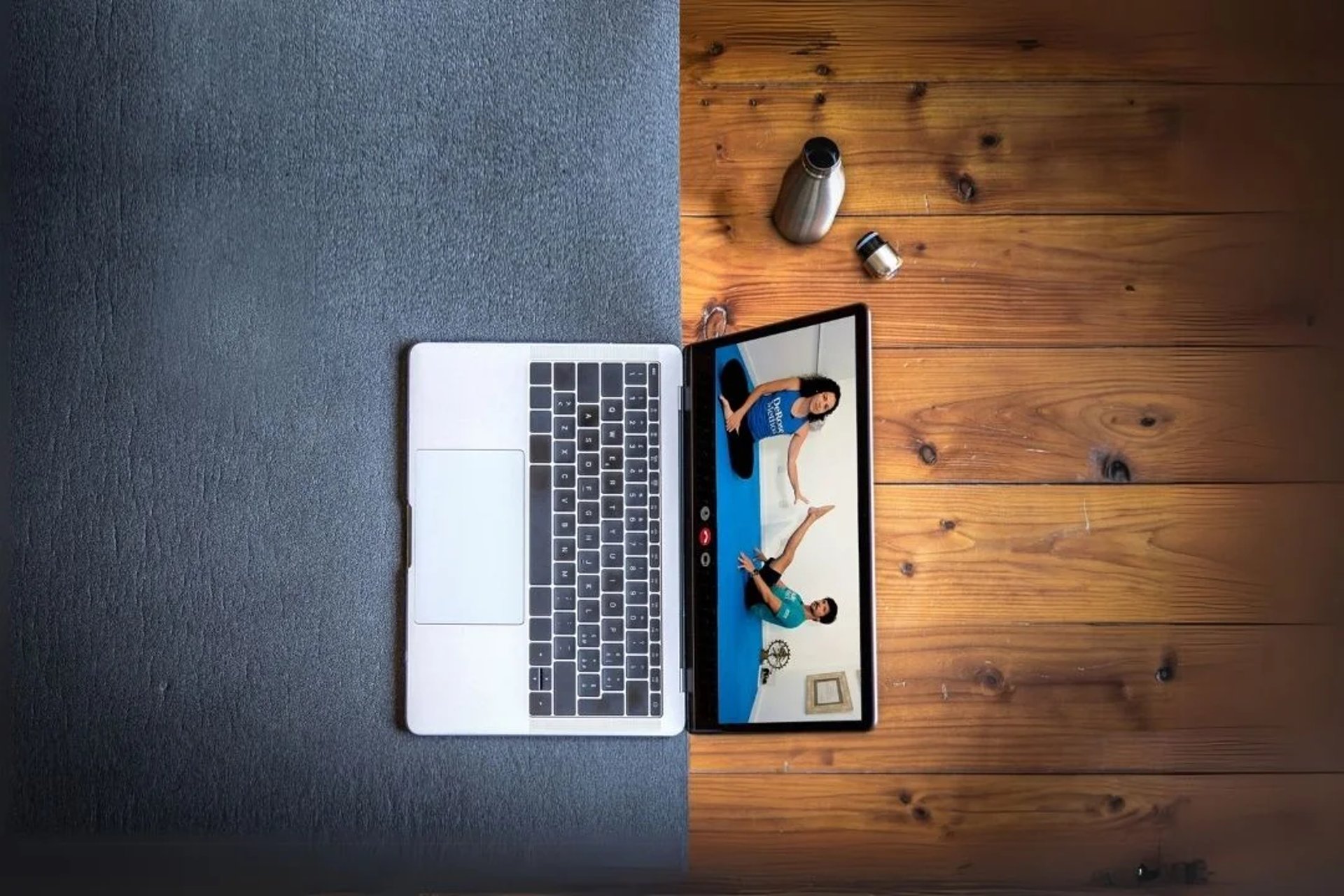 an abstract photo of a curved building with a blue sky in the background