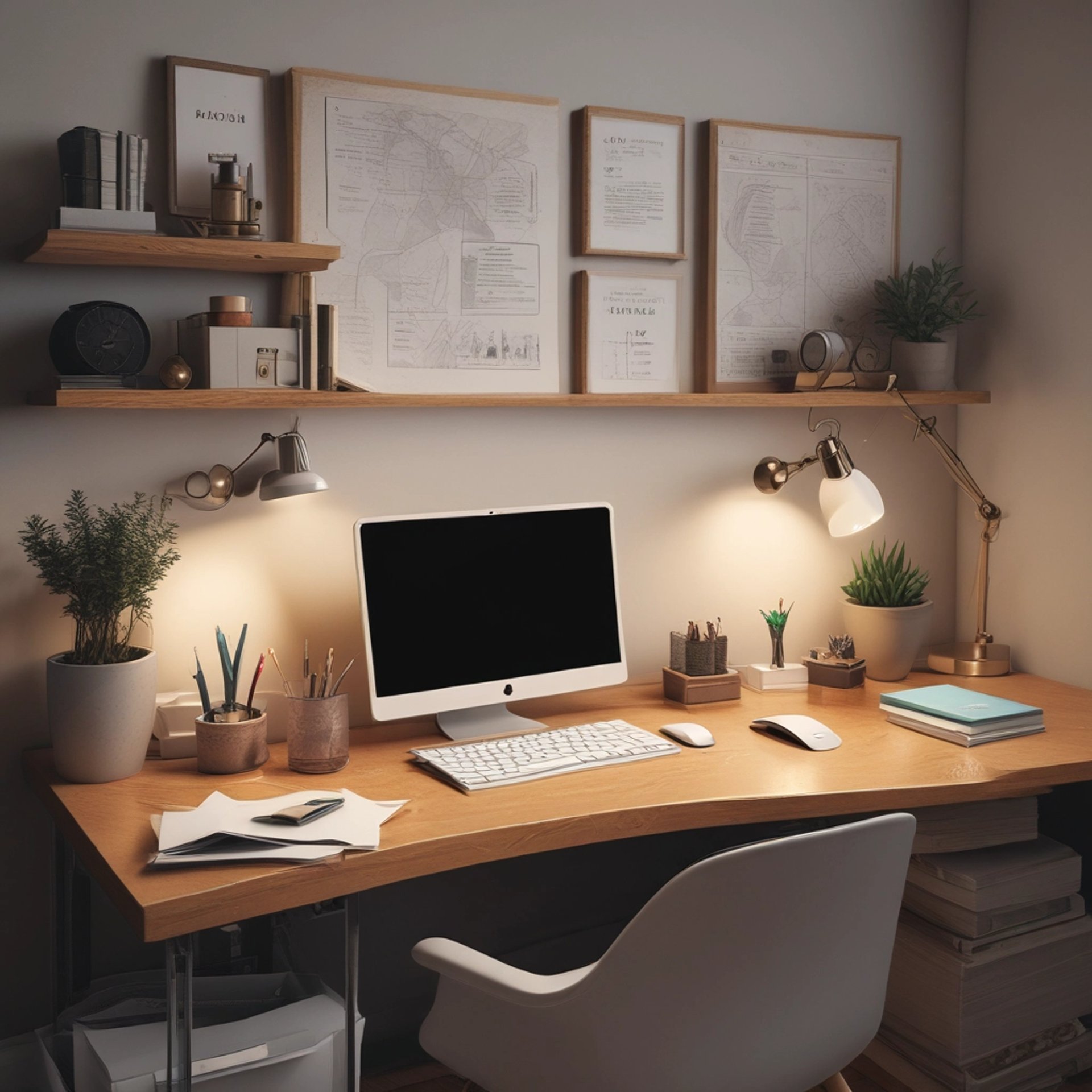 an abstract photo of a curved building with a blue sky in the background