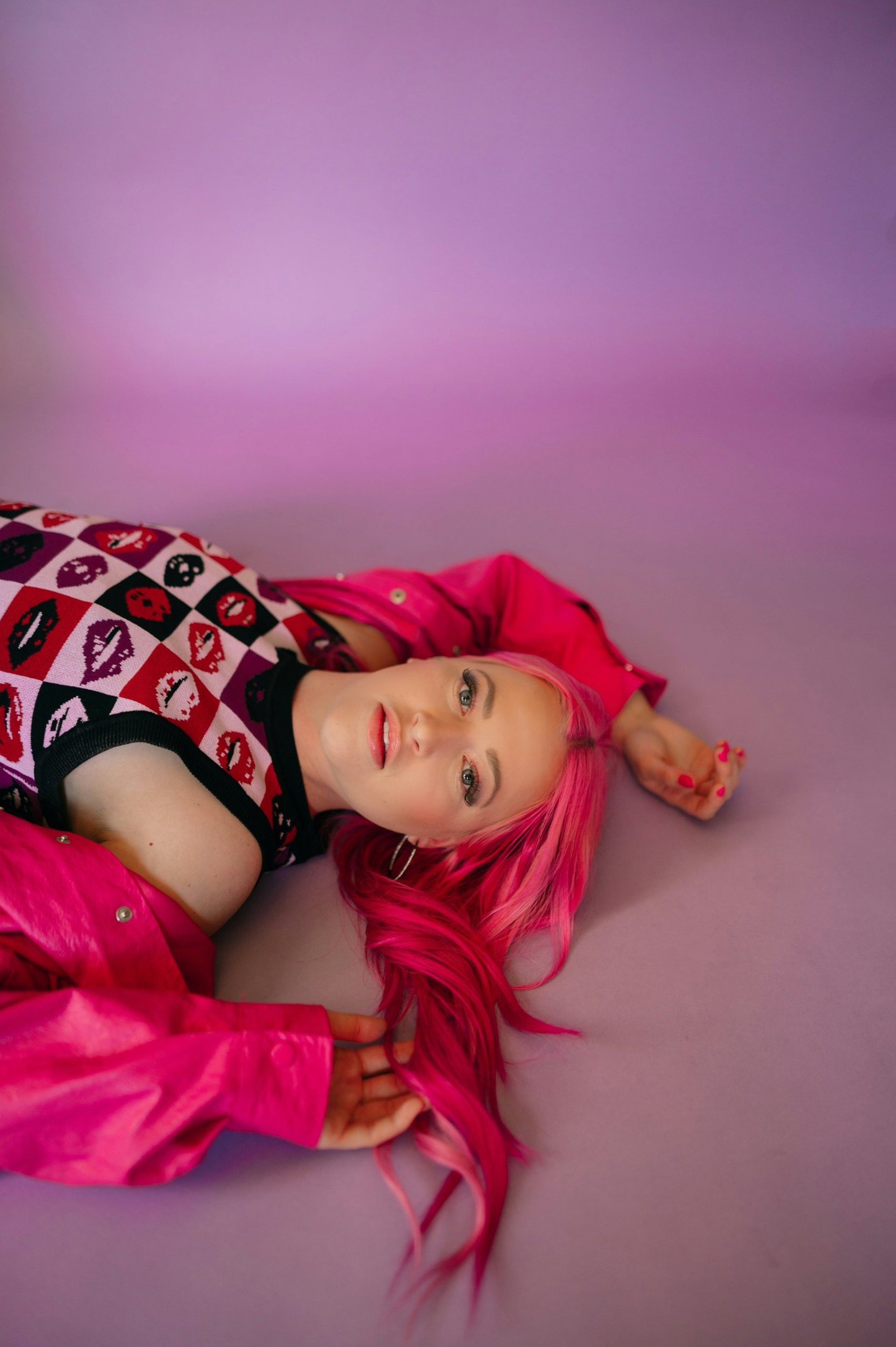 two women holding flowers