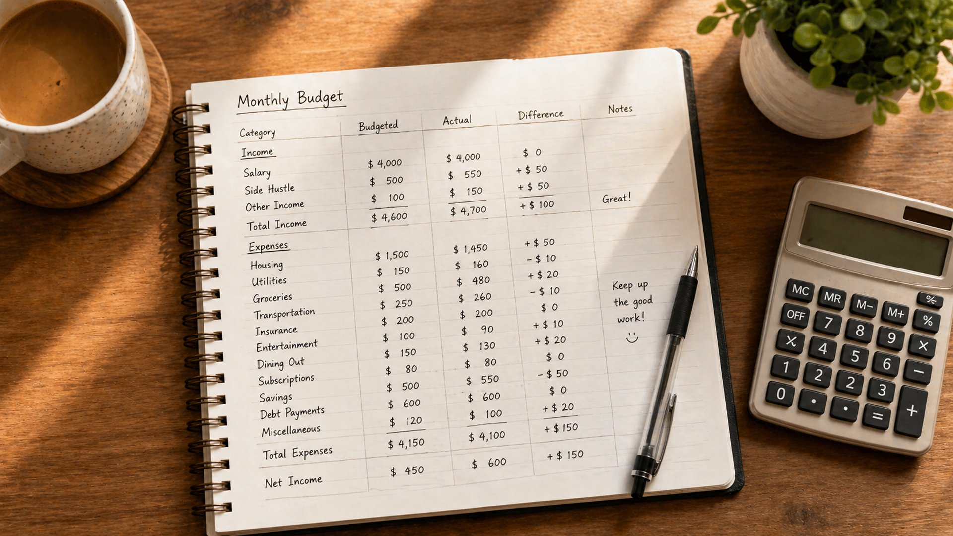 Budget Planner_ClearEveryday.com