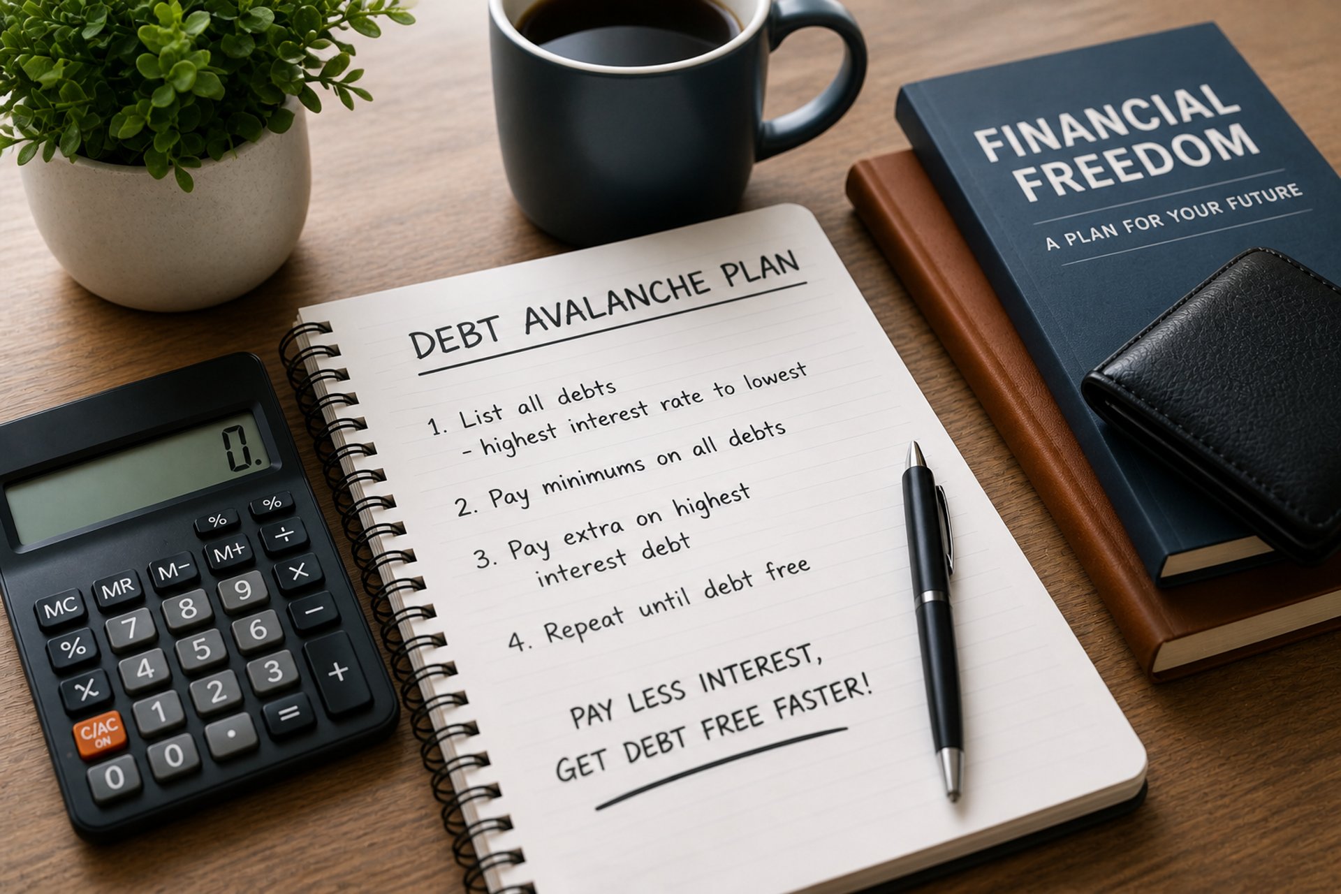 Debt Avalanche Method The Smartest Way to Pay Off Debt Faster_cleareveryday.com