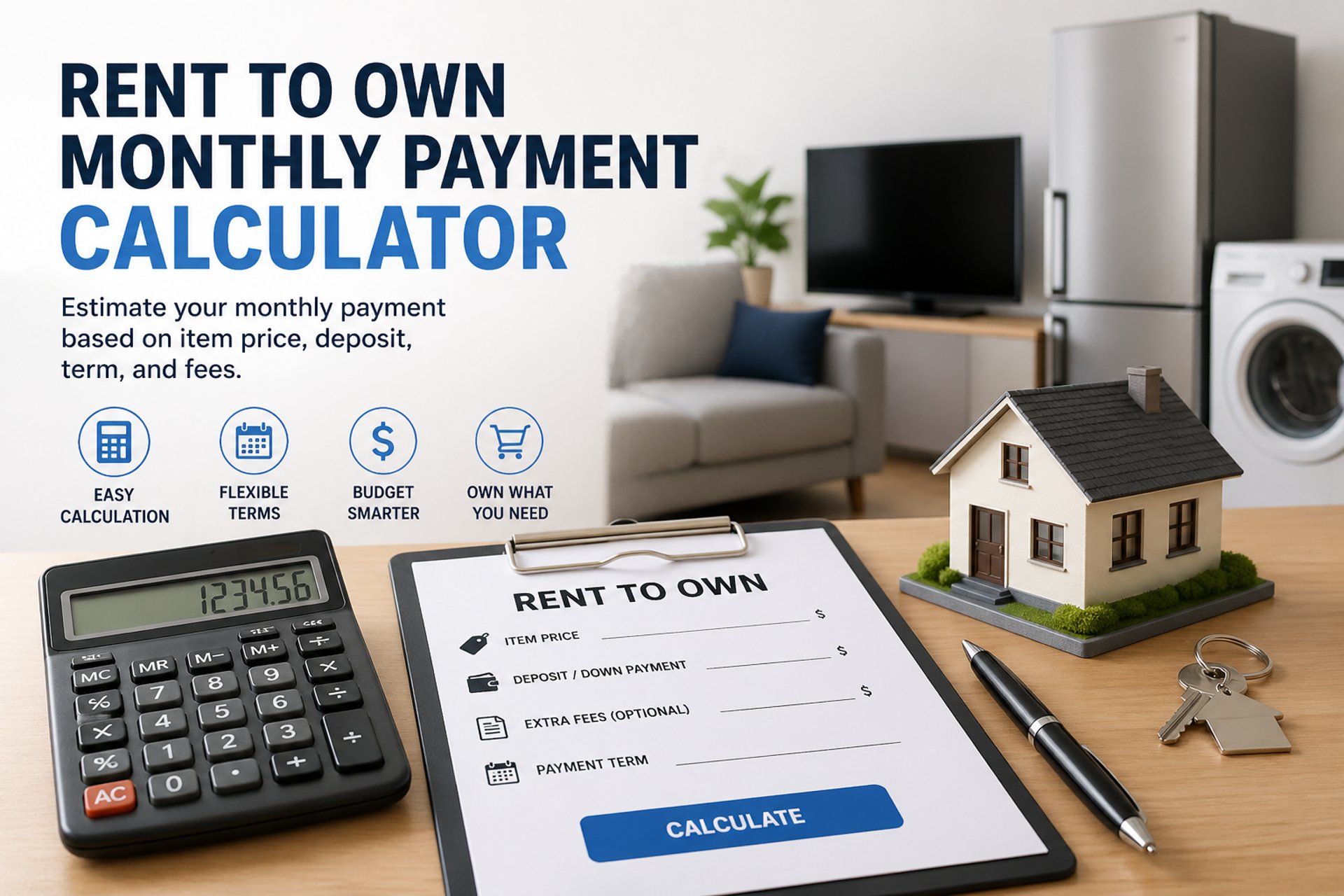 Rent to Own Monthly Payment Calculator_ClearEveryday.com