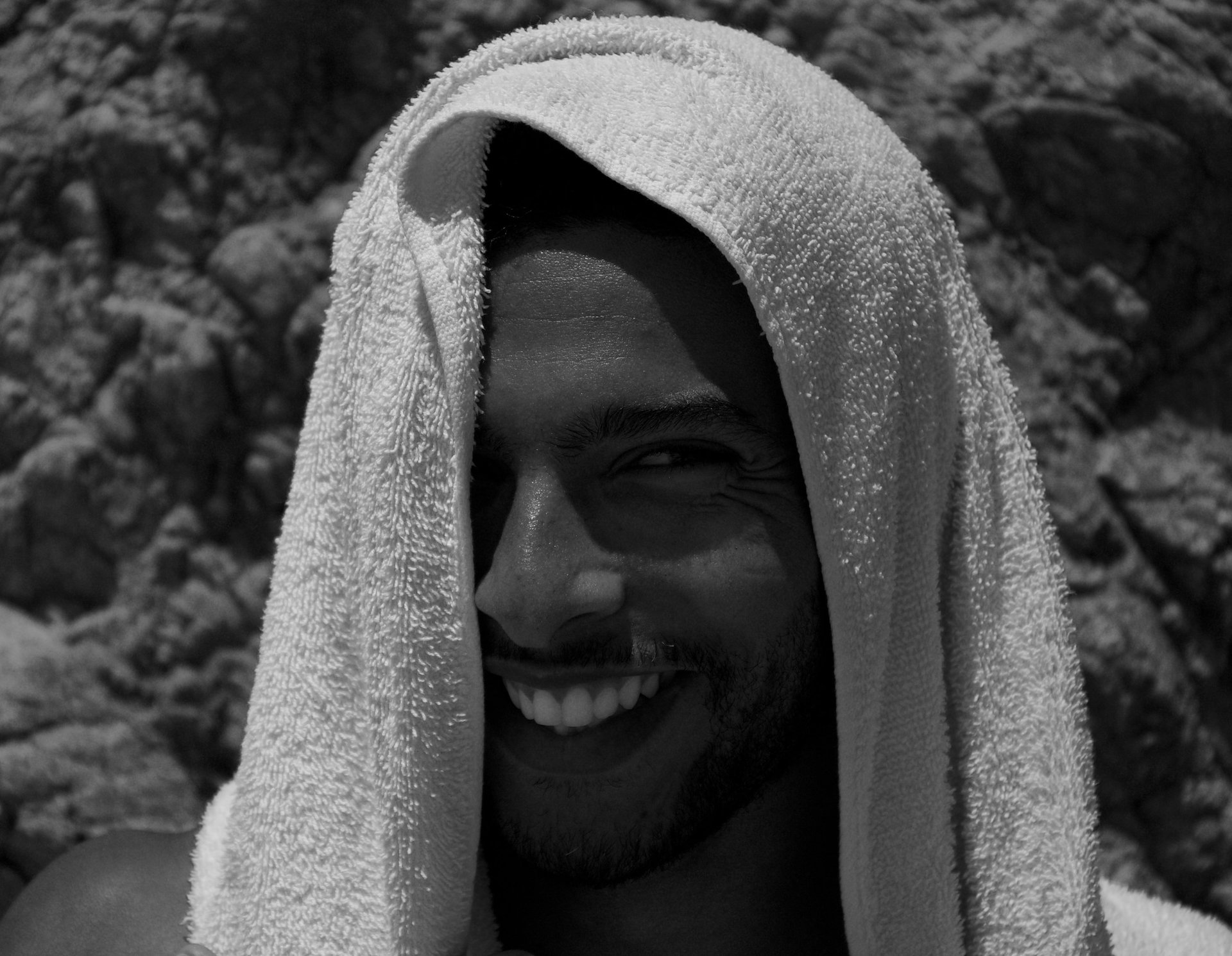 woman holding dried flower