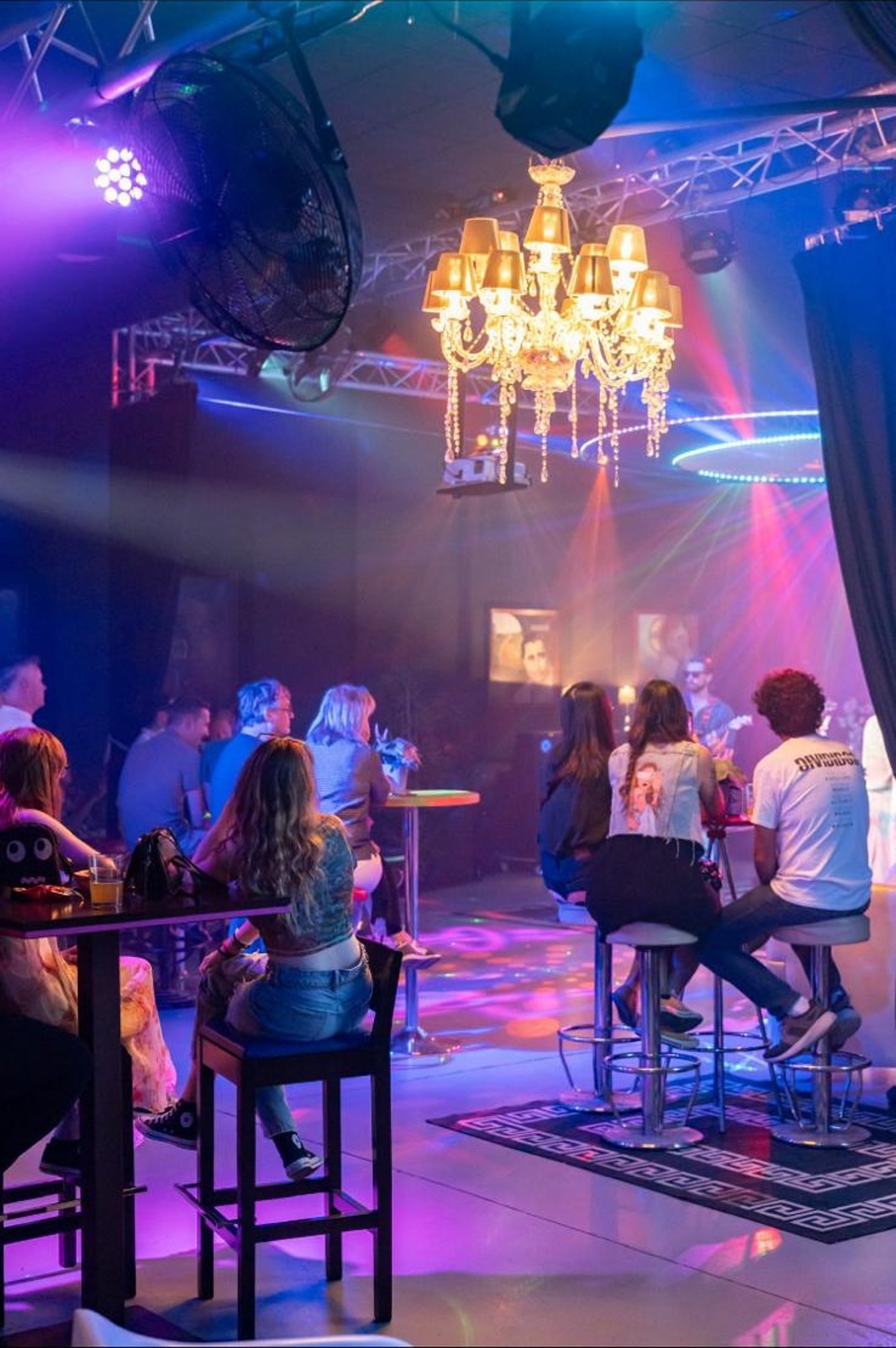 club signage on wall