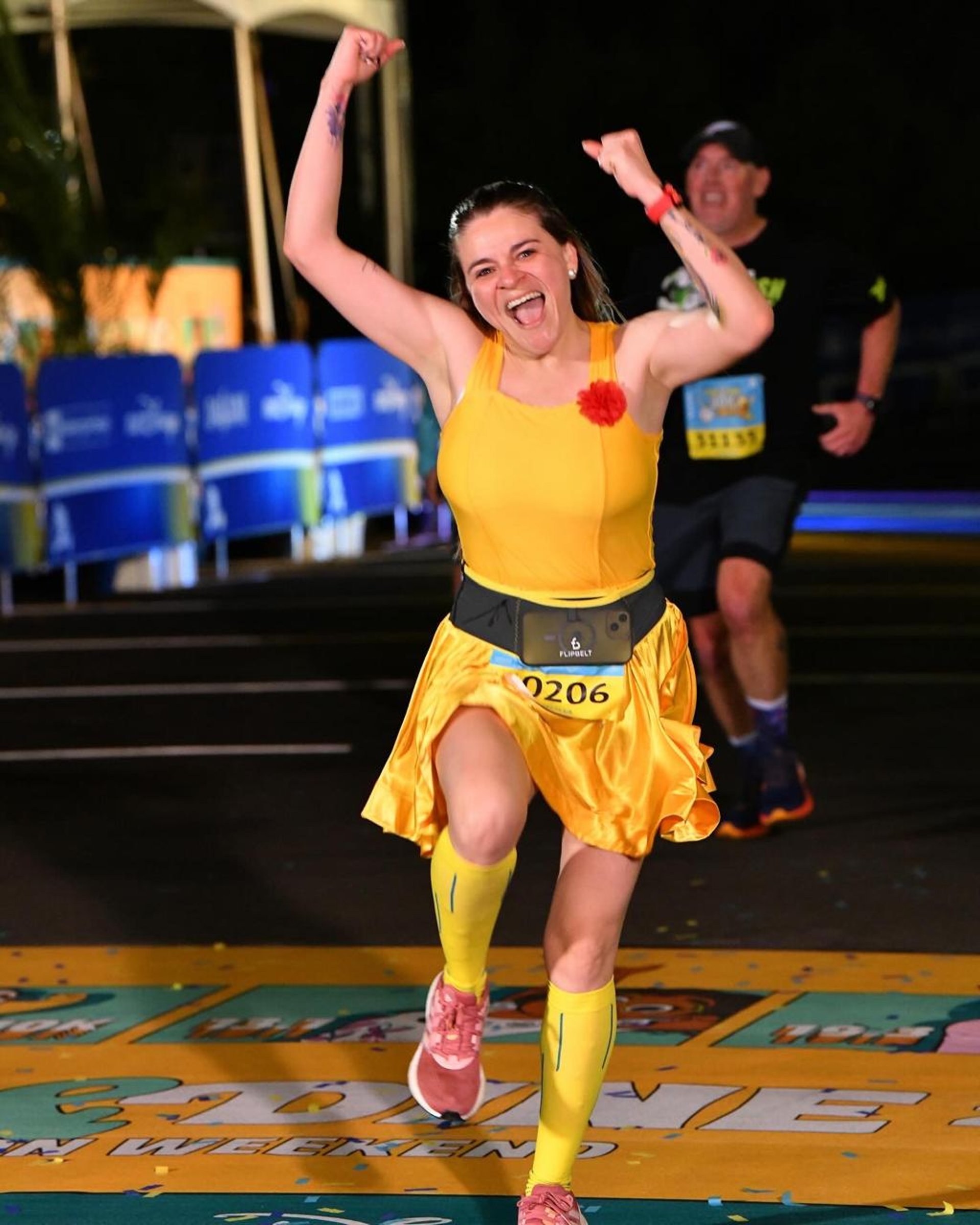 an abstract photo of a curved building with a blue sky in the background