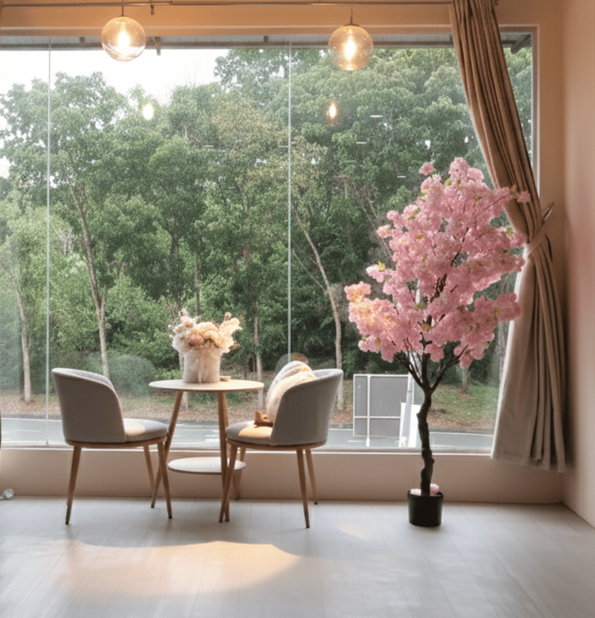an abstract photo of a curved building with a blue sky in the background