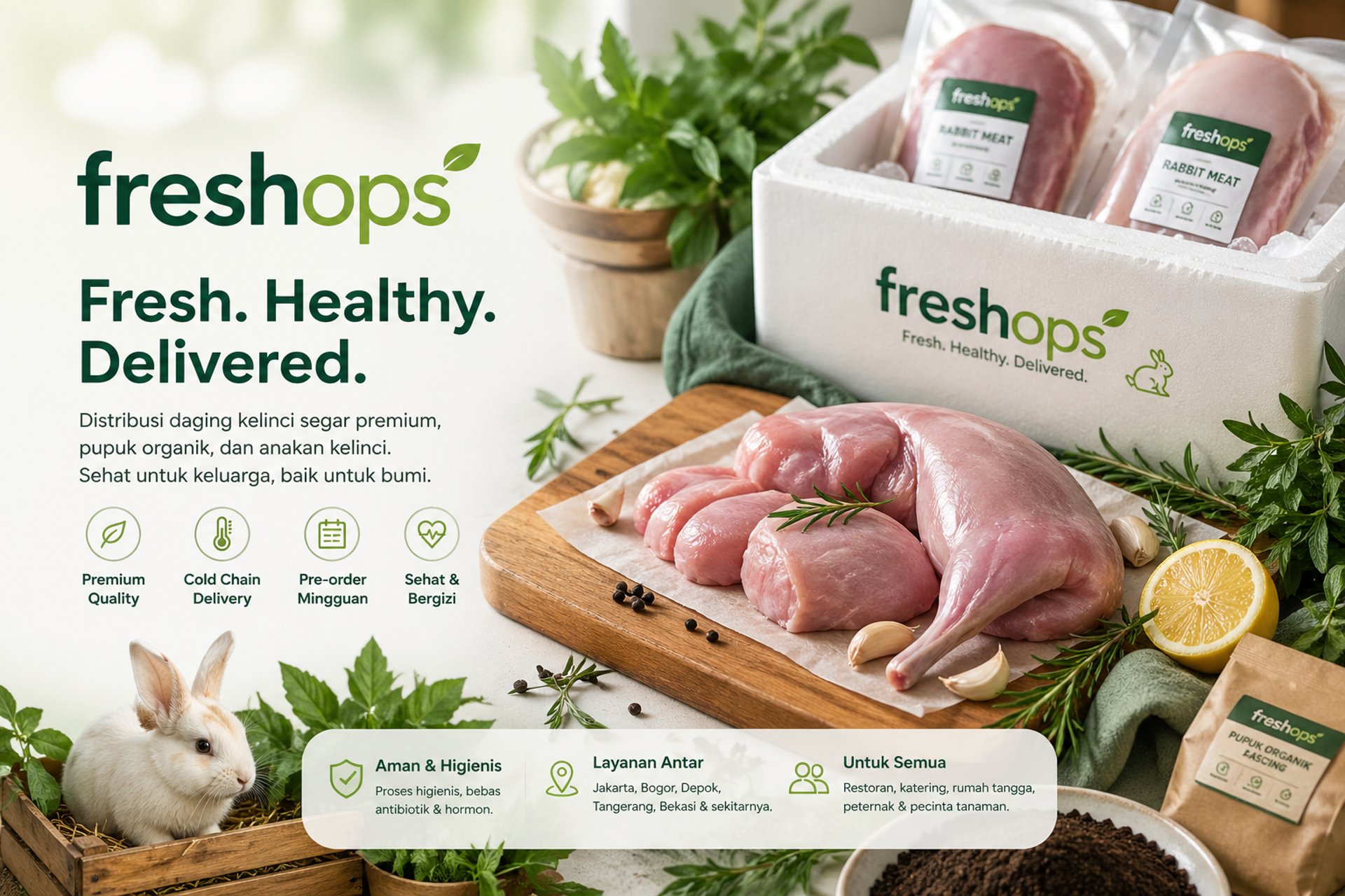 raw meat in clear plastic pack