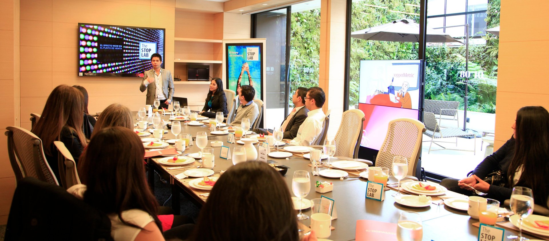 people sitting at the table