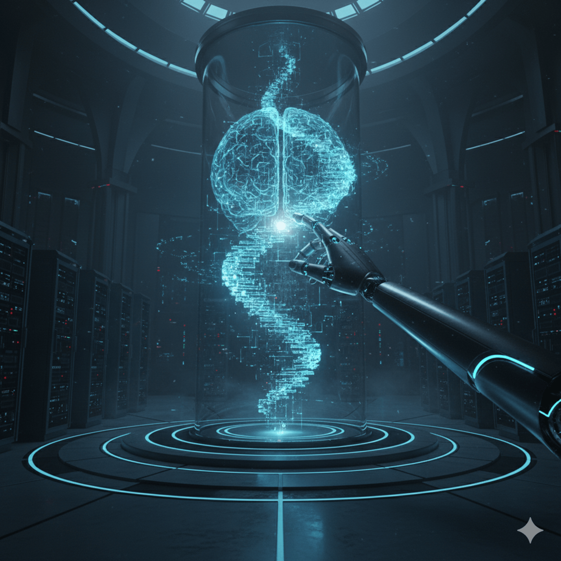 A blue skull with flames coming out of it