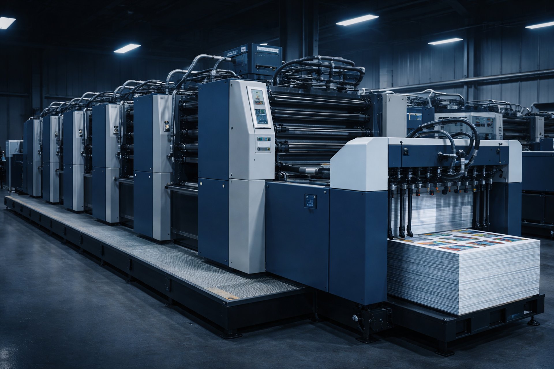 an abstract photo of a curved building with a blue sky in the background