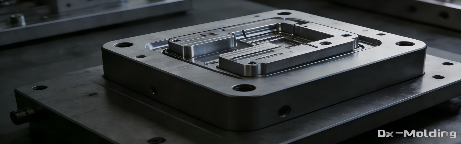 an abstract photo of a curved building with a blue sky in the background