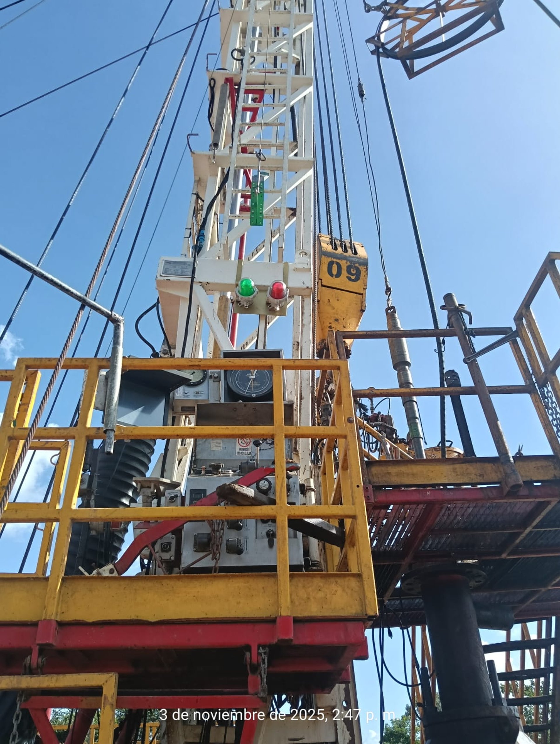 Descensos no controlados de bloques viajeros en Workover y perforación