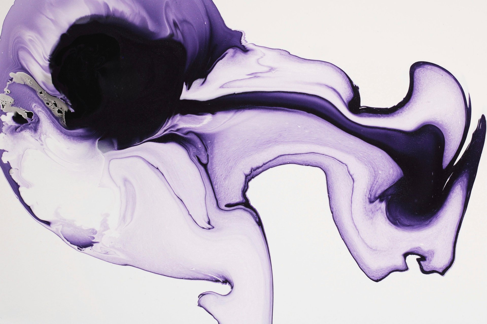 white smoke on black background