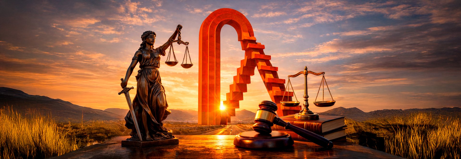 an abstract photo of a curved building with a blue sky in the background