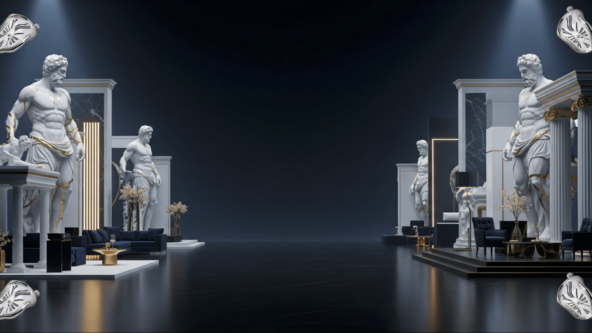 a close up of a black and brown abstract painting