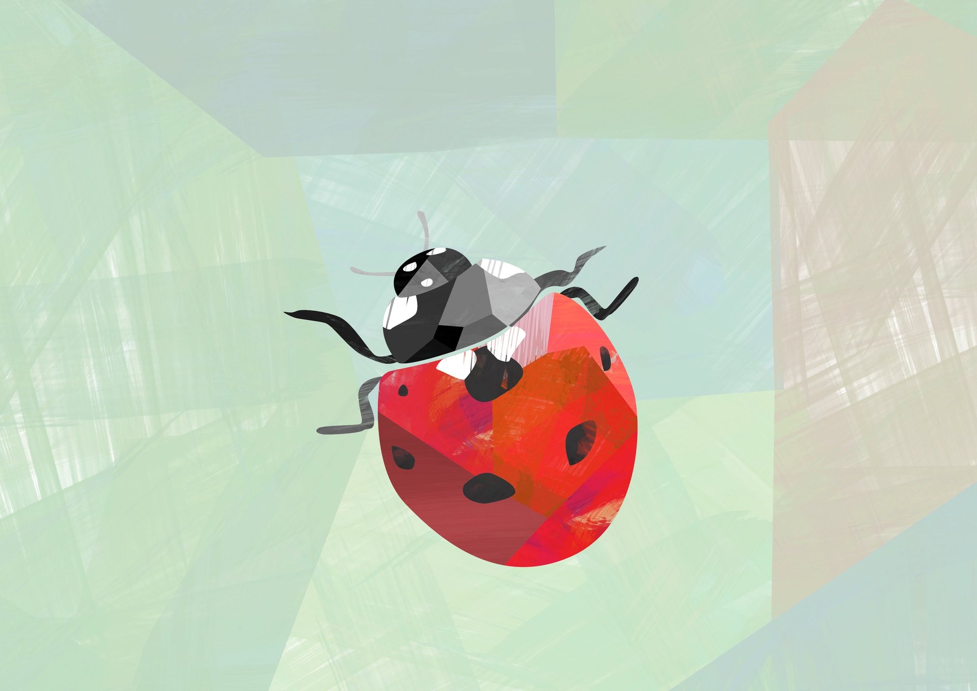 an abstract photo of a curved building with a blue sky in the background