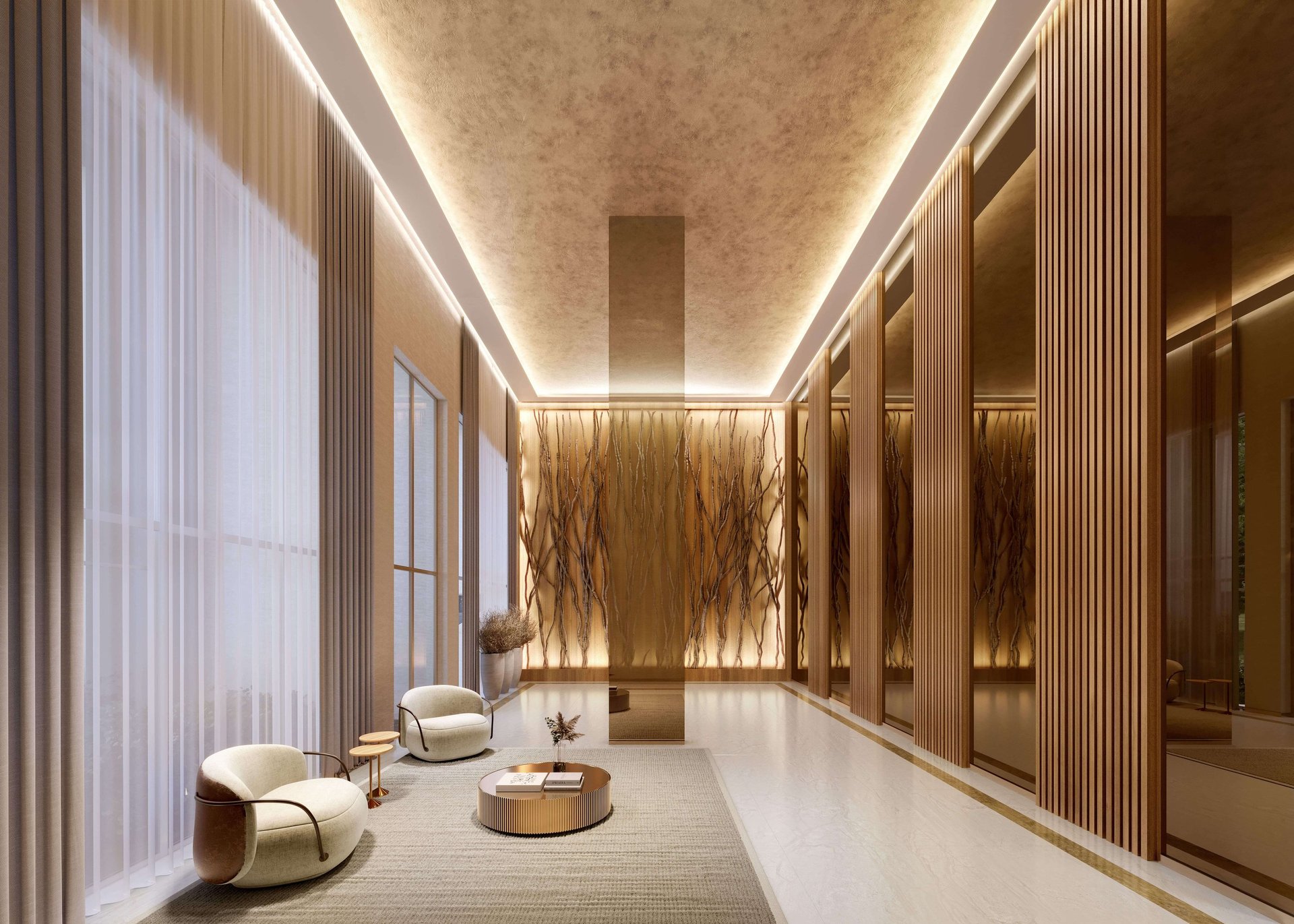 black and brown leather padded tub sofa