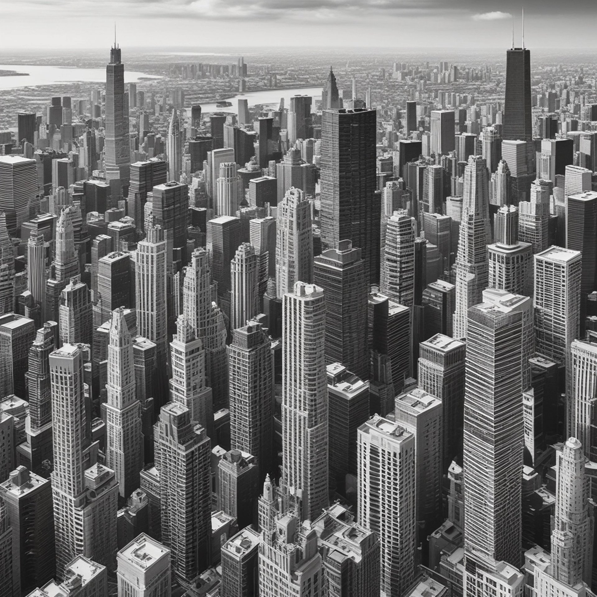 an abstract photo of a curved building with a blue sky in the background