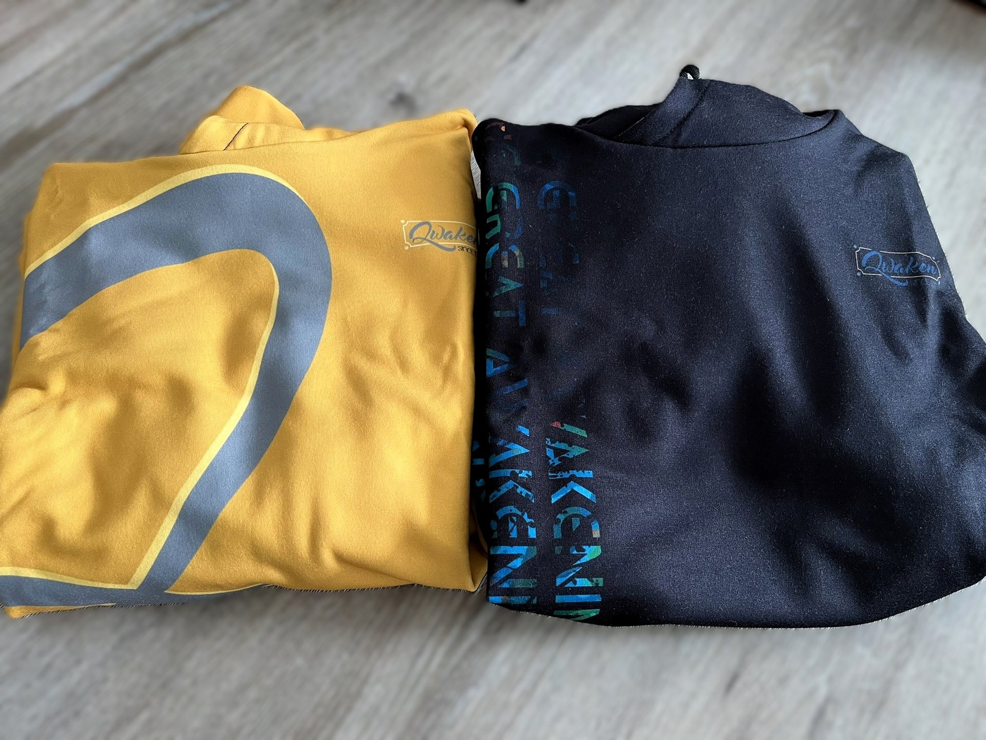 an abstract photo of a curved building with a blue sky in the background