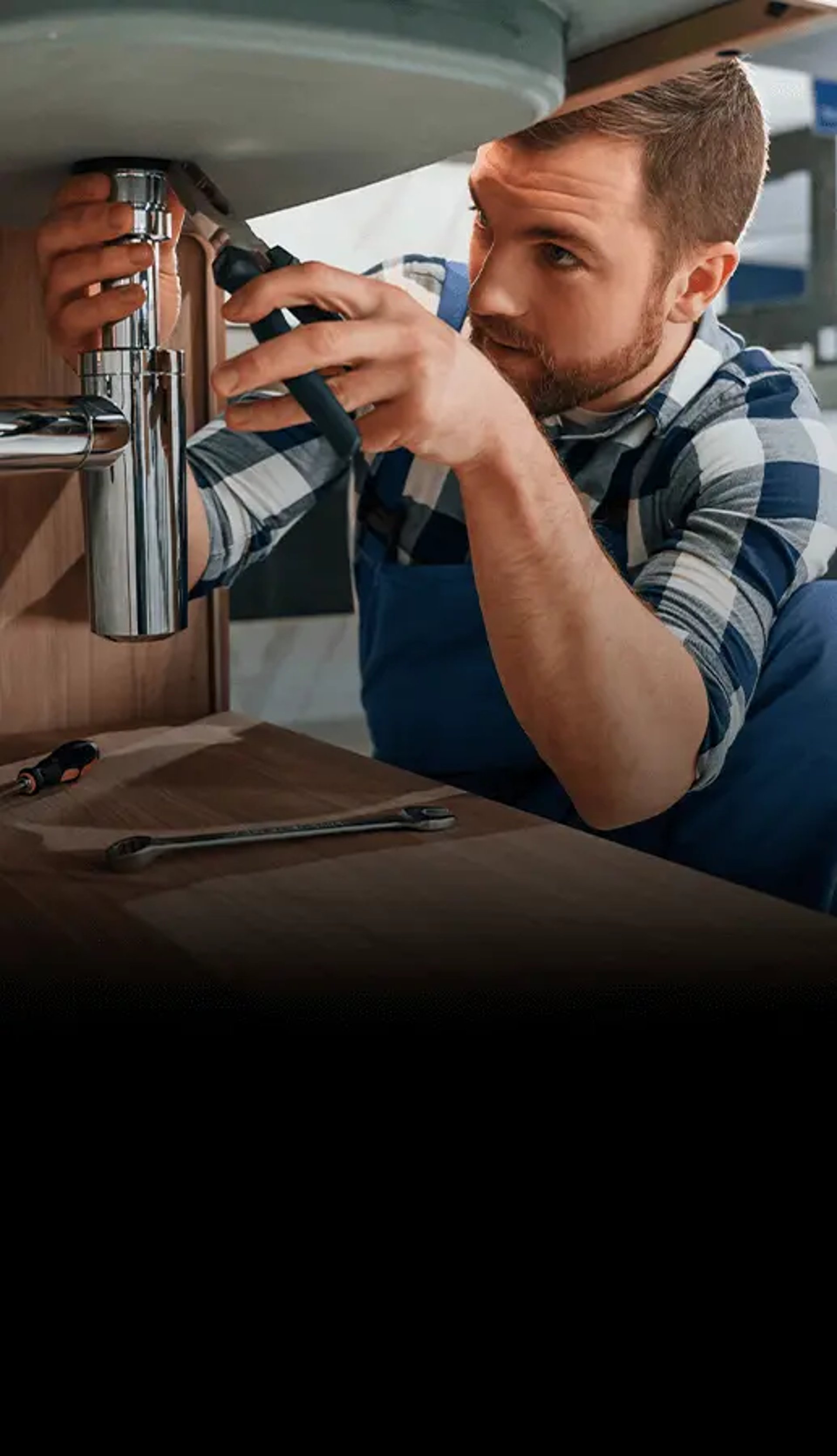 an abstract photo of a curved building with a blue sky in the background