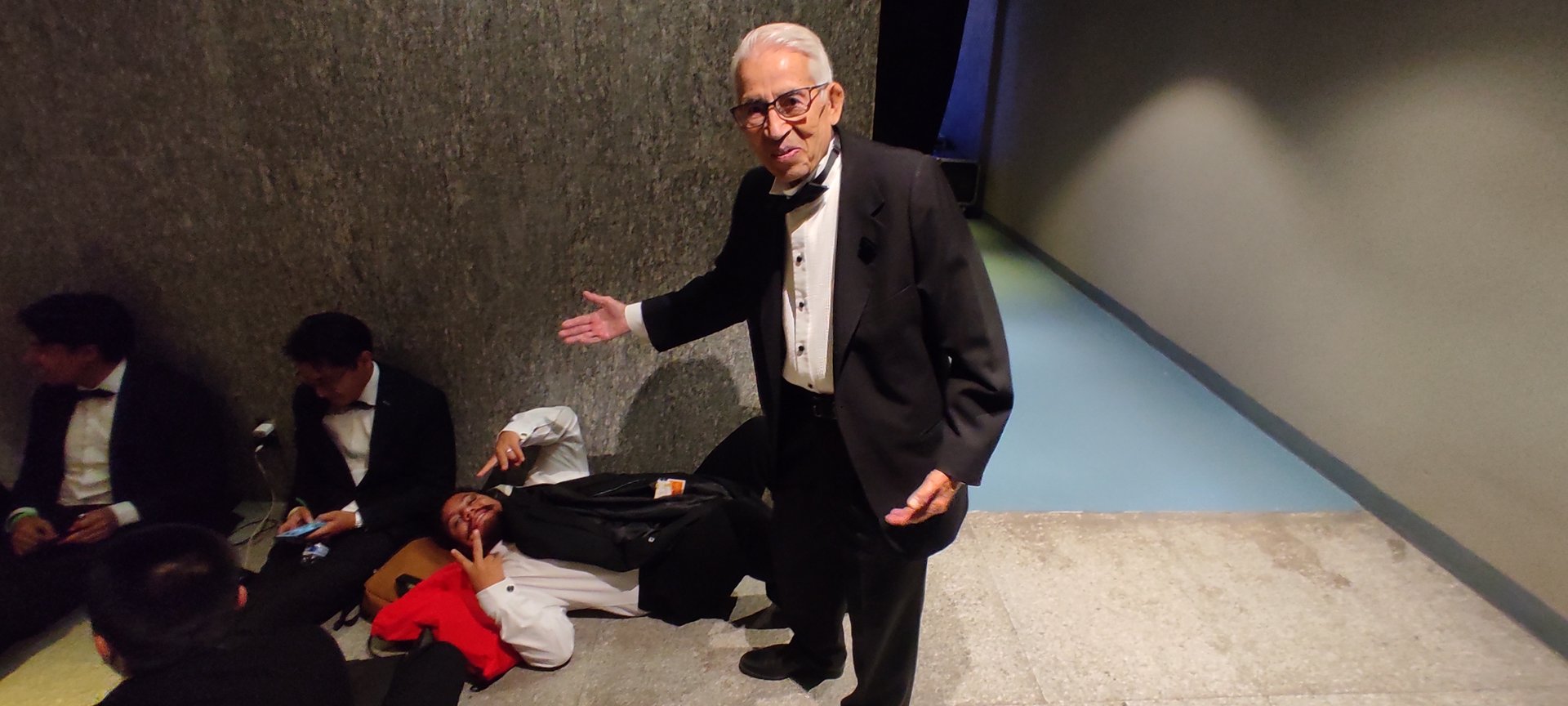 black blue and yellow textile