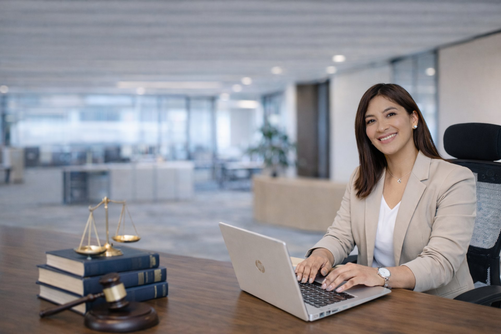 an abstract photo of a curved building with a blue sky in the background