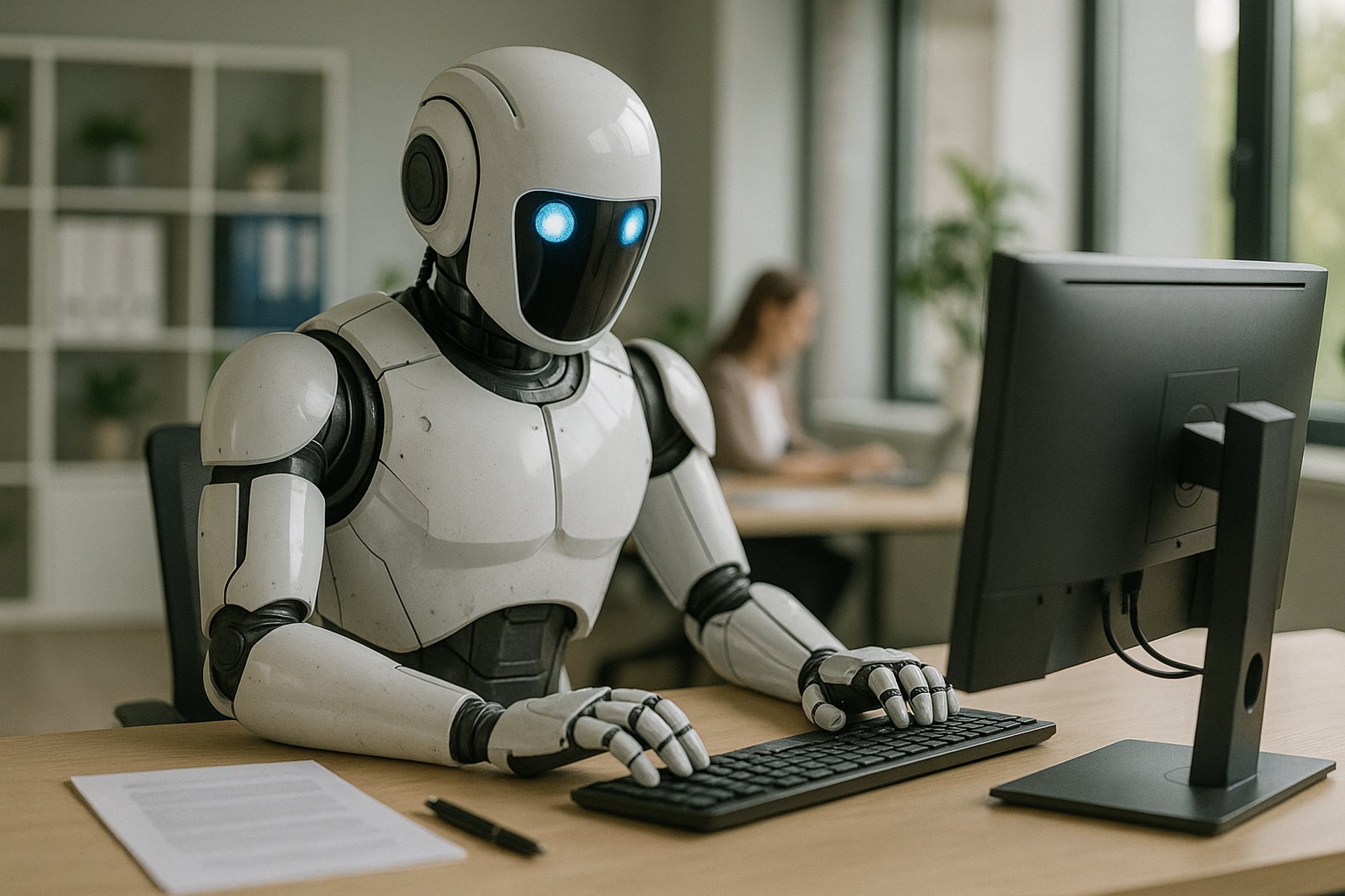 an abstract photo of a curved building with a blue sky in the background