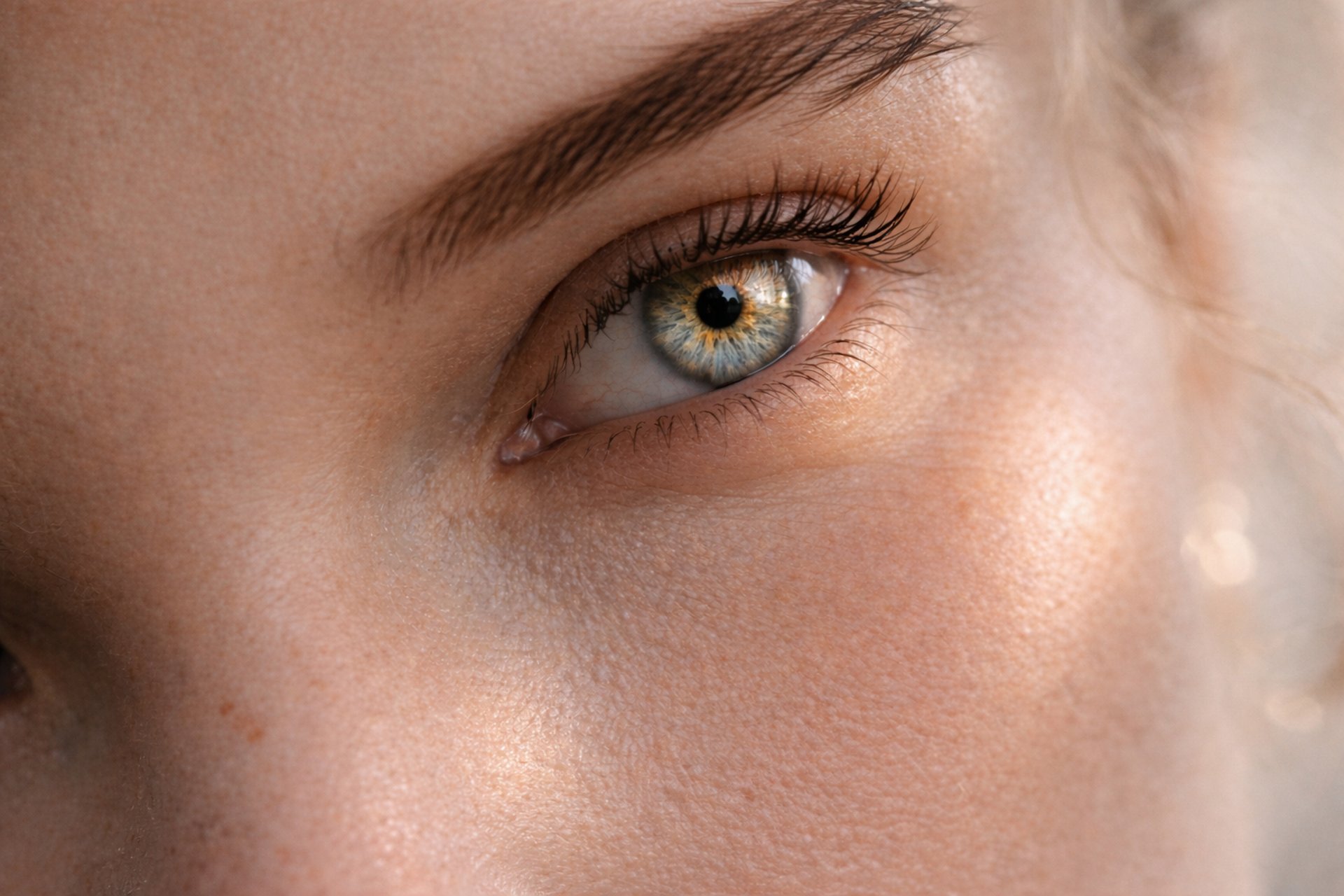 an abstract photo of a curved building with a blue sky in the background