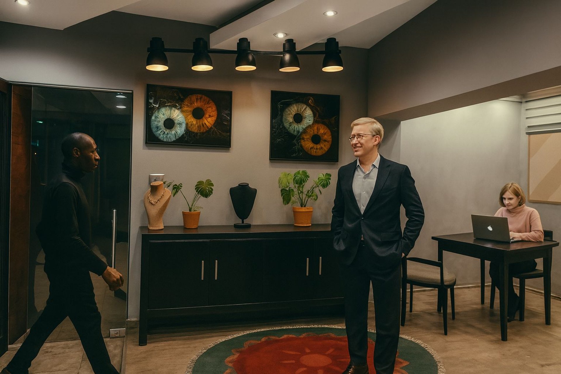 gray computer monitor