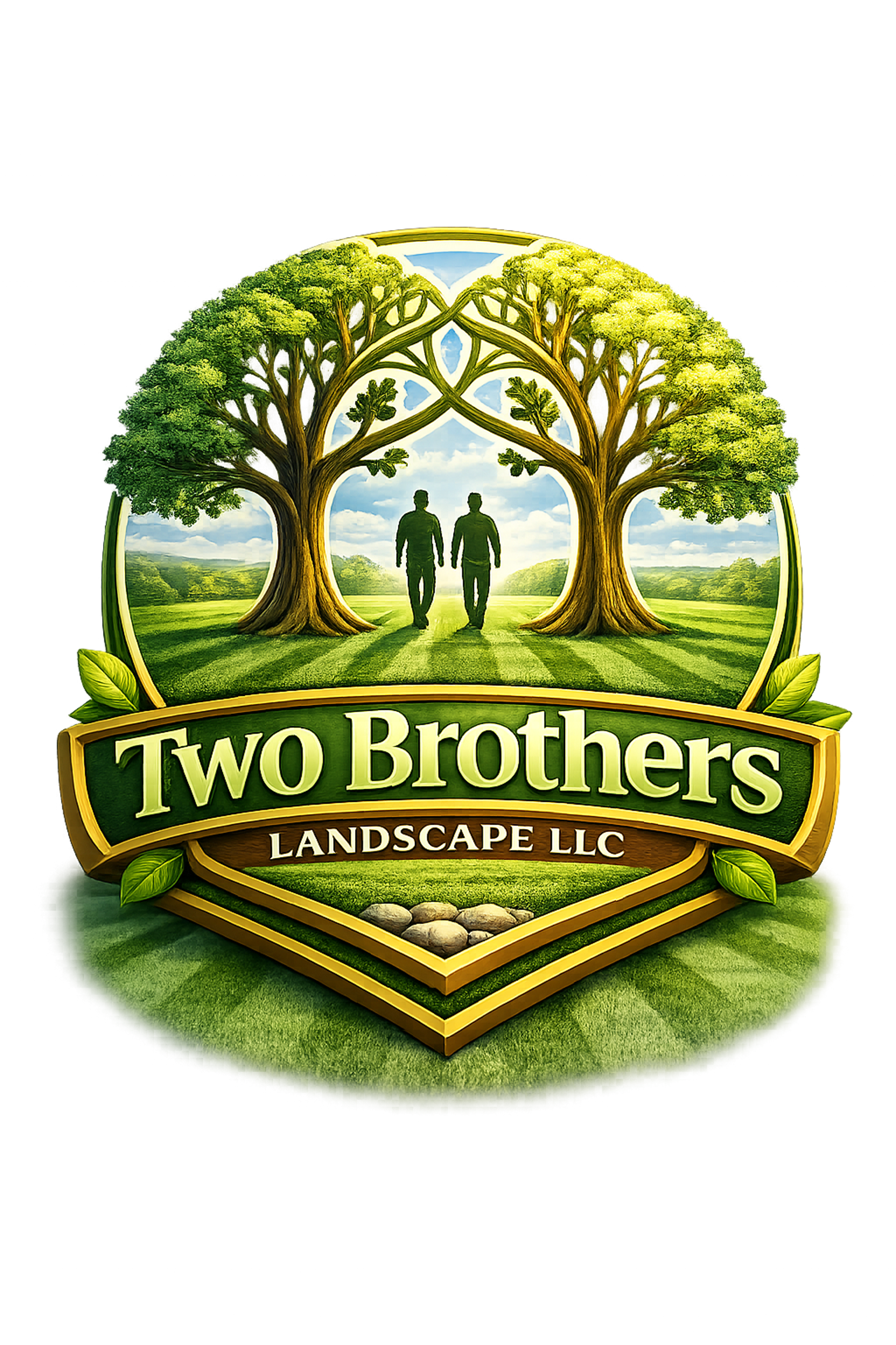 a shovel in the grass