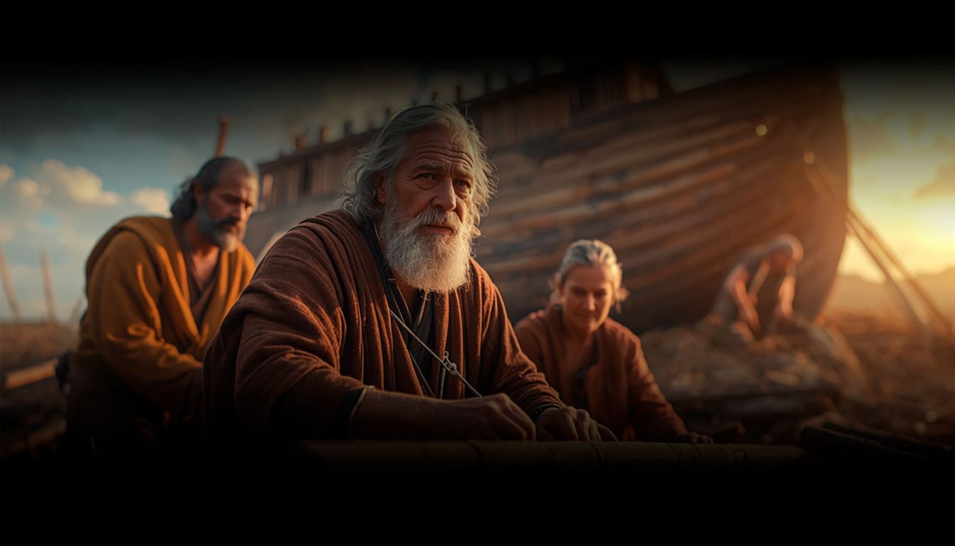 bibliaia noe construye el arca de noe