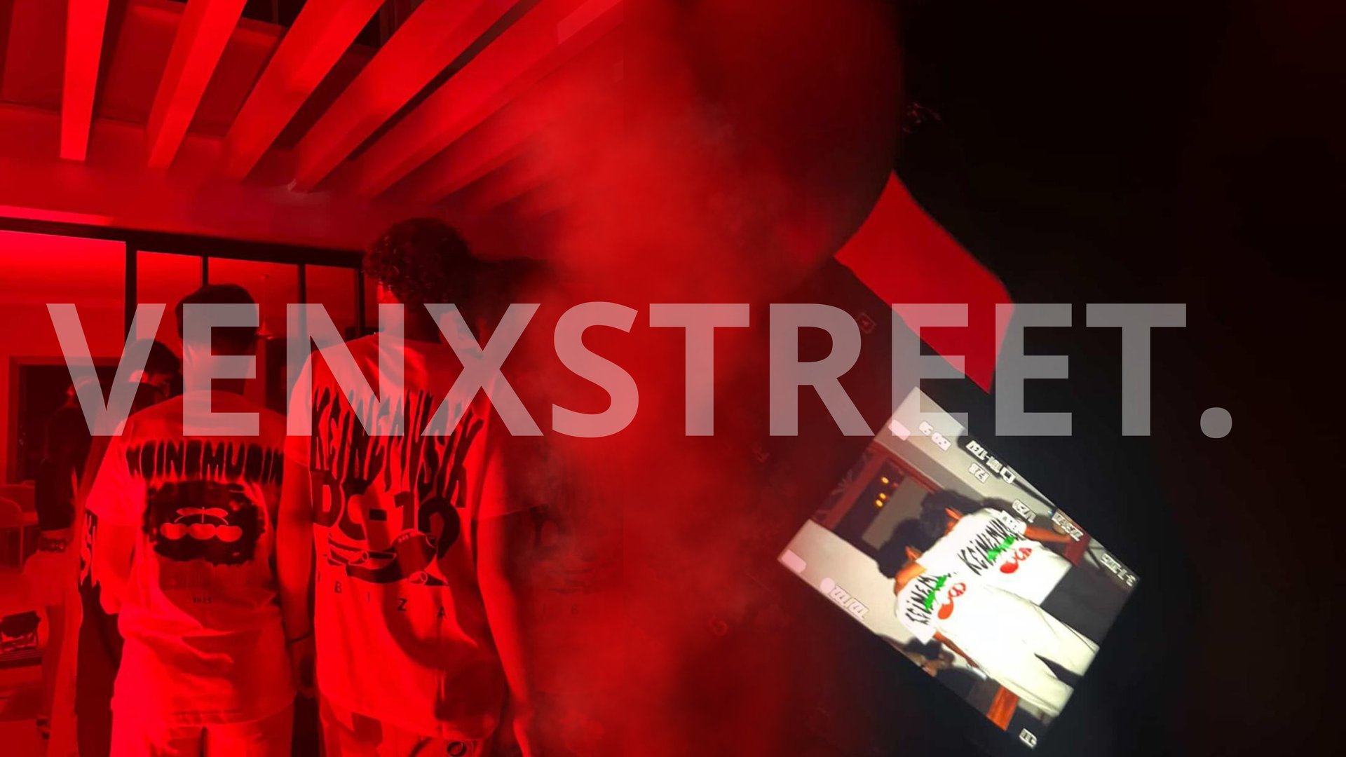 an abstract photo of a curved building with a blue sky in the background