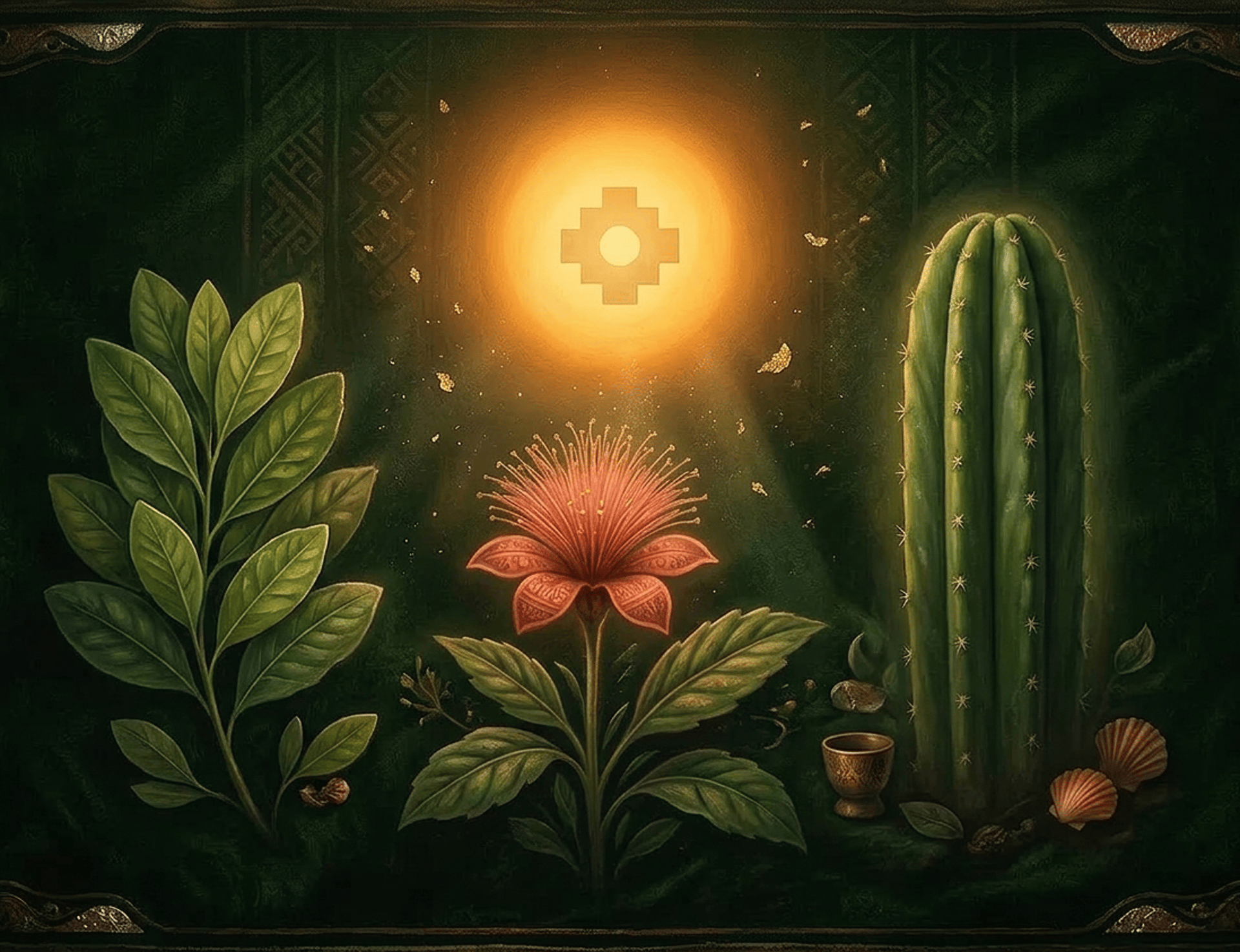 Artistic expression of ancestral wisdom and spirituality
