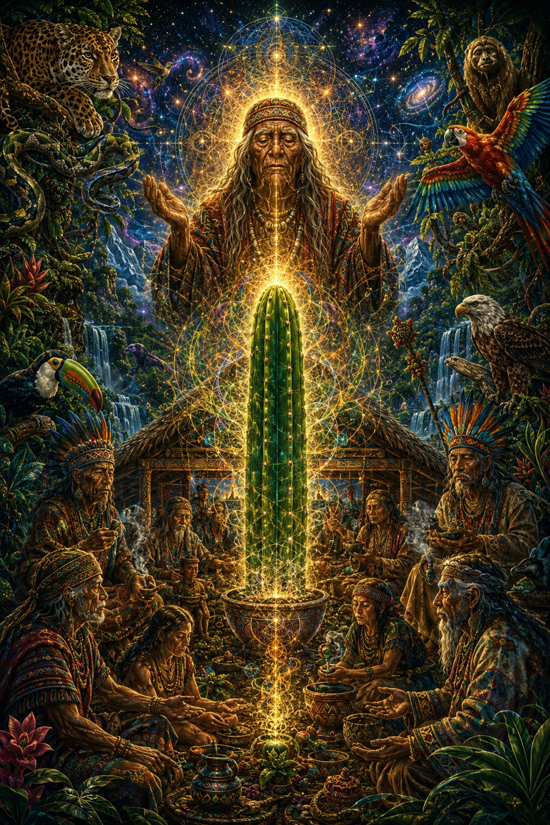 Spiritual symbolism related to the Andean huachuma